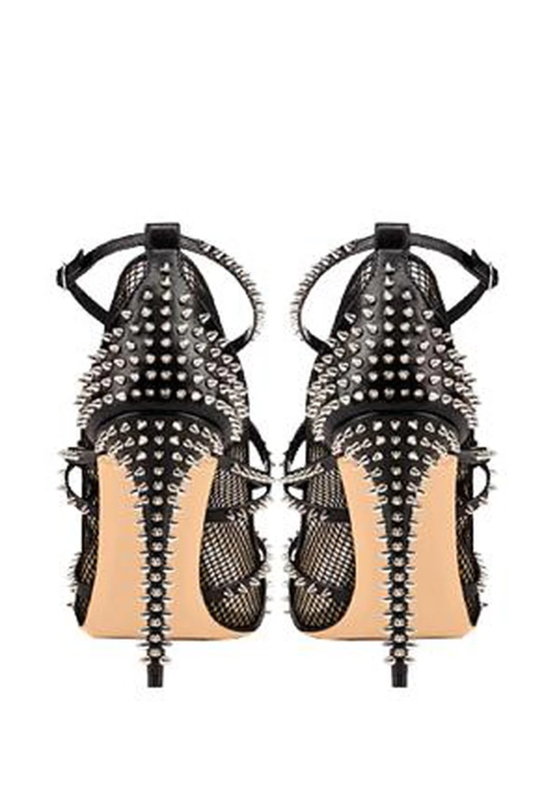 KISHA - MESH STUDROCK HEELS - Image 6
