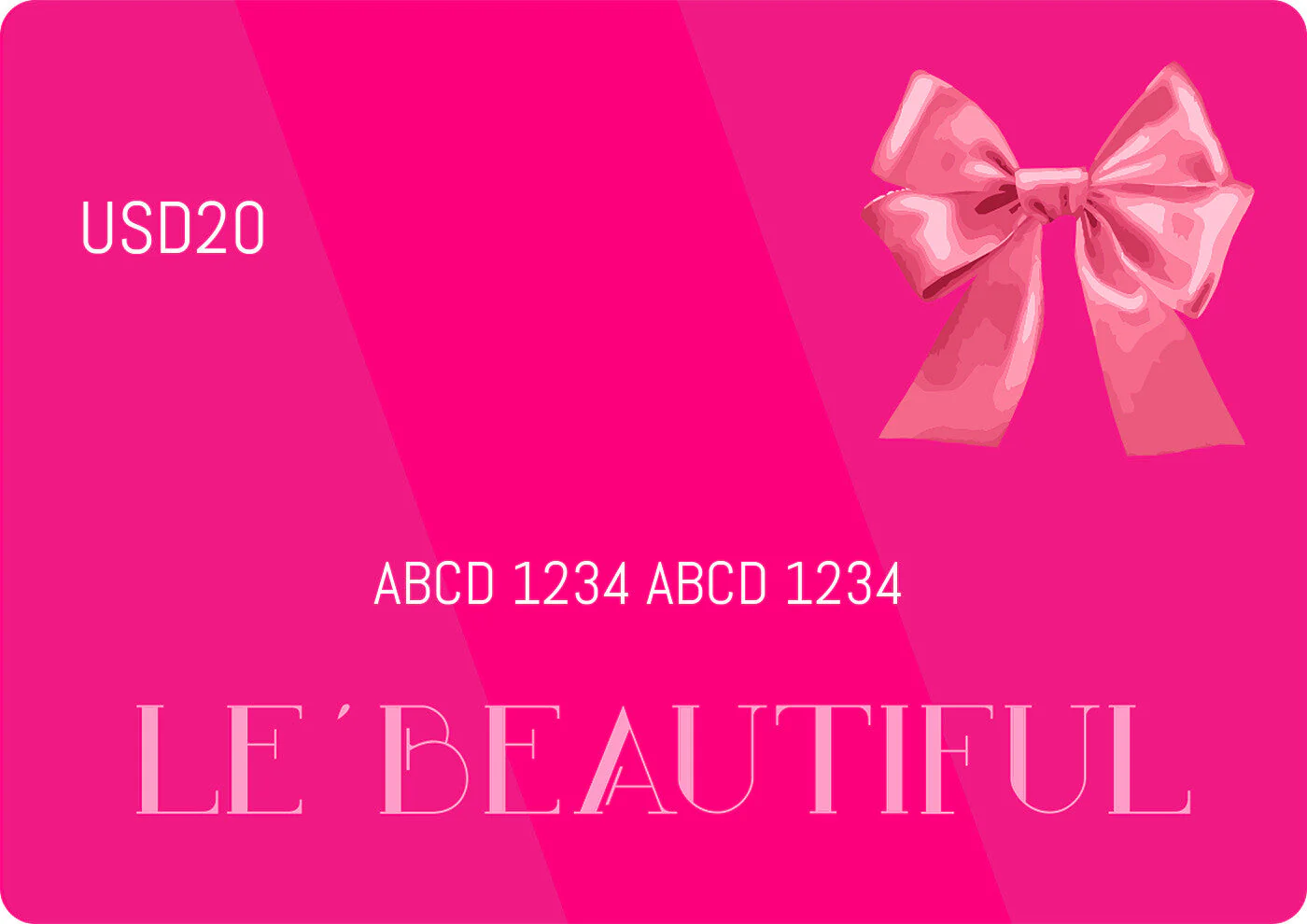 Le'Beautiful Gift Card - Image 3