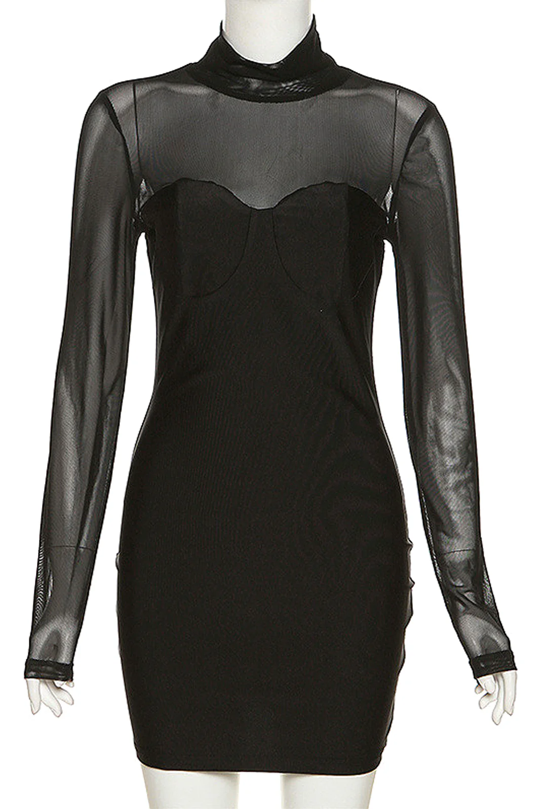 LOLA - SHEER TRANSPARENT DRESS - Image 3