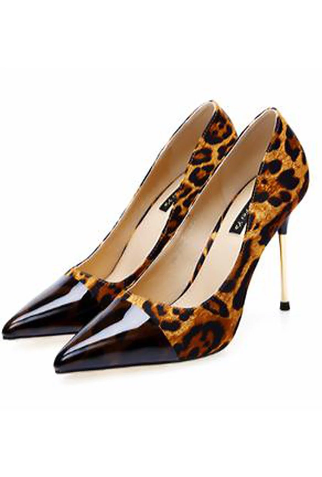 LUCEE - CAP TOE LEOPARD PUMPS - Image 2