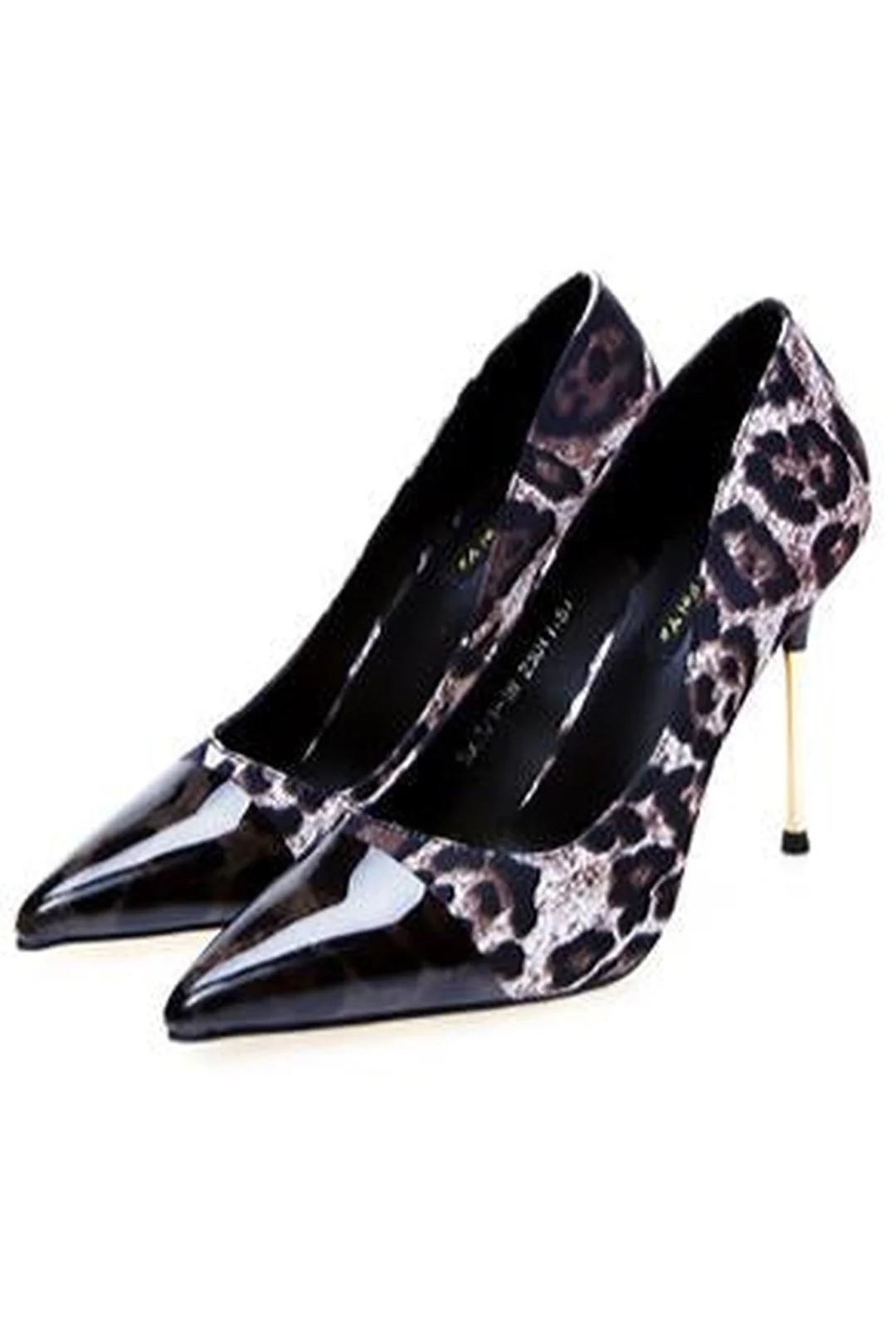 LUCEE - CAP TOE LEOPARD PUMPS - Image 3