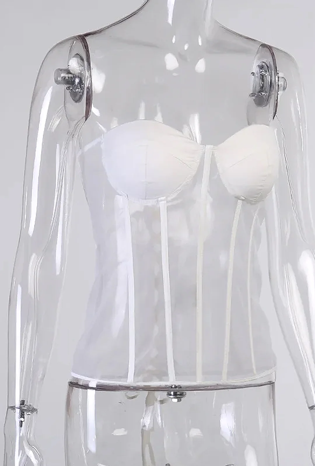 MAEGAN - SHEER BUSTIER CORSET TOP - Image 5