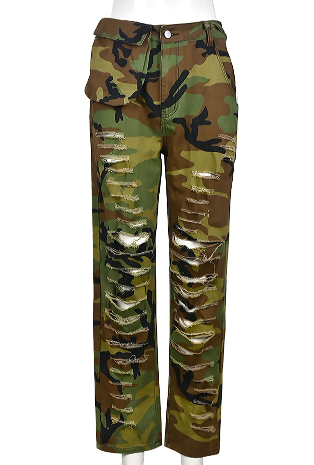 MARICKA - CAMO TWILL CARGO PANT - Image 3