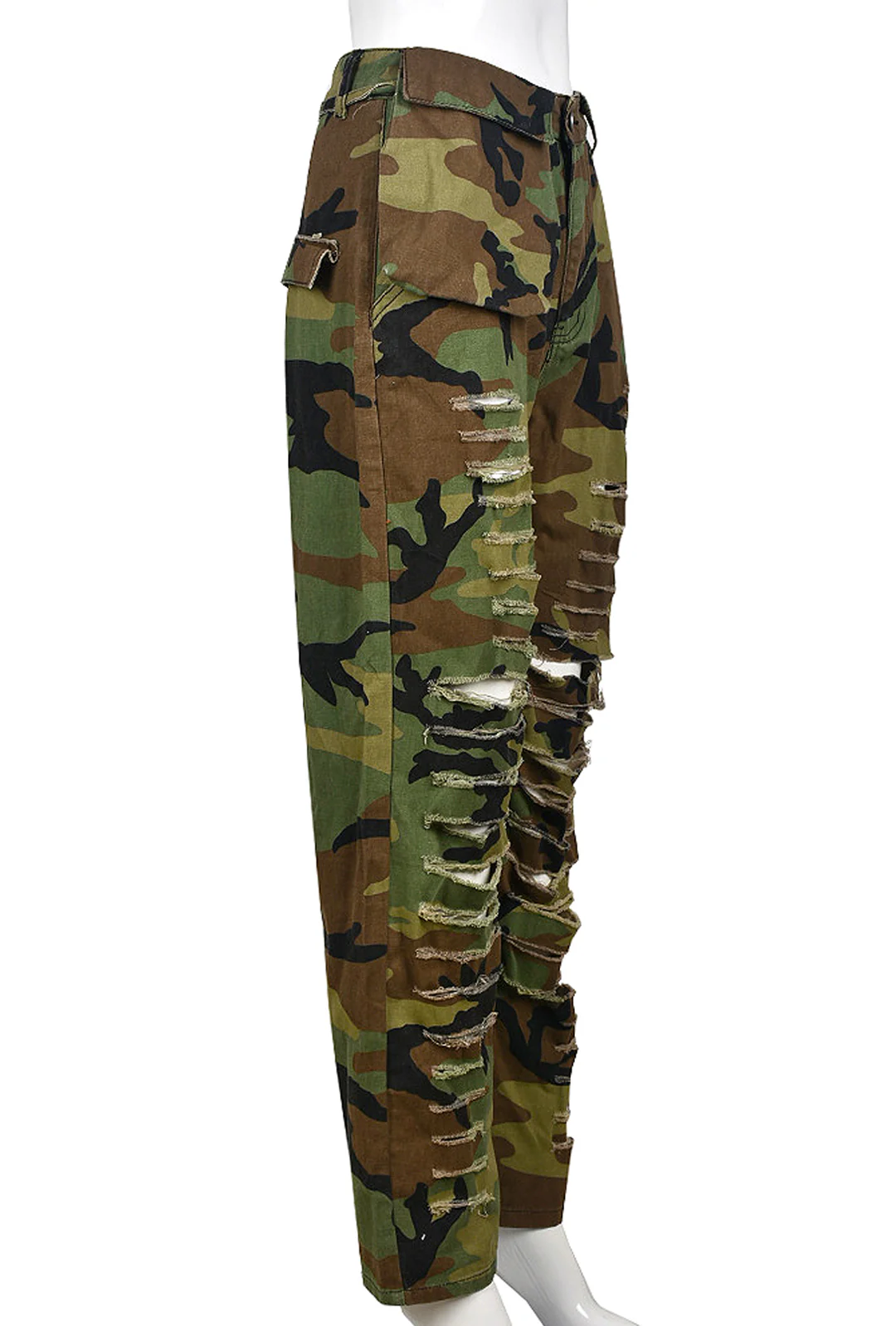 MARICKA - CAMO TWILL CARGO PANT - Image 4