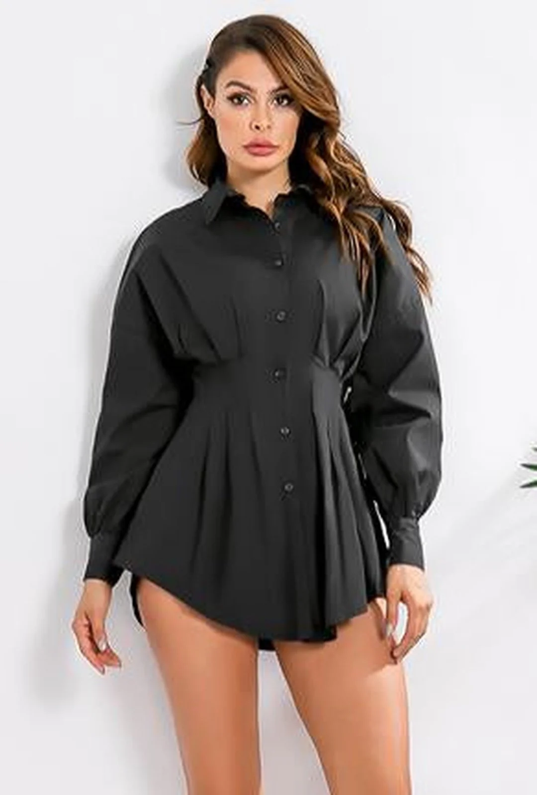 MASHAEL - BUSTIER SHIRT DRESS - Image 6