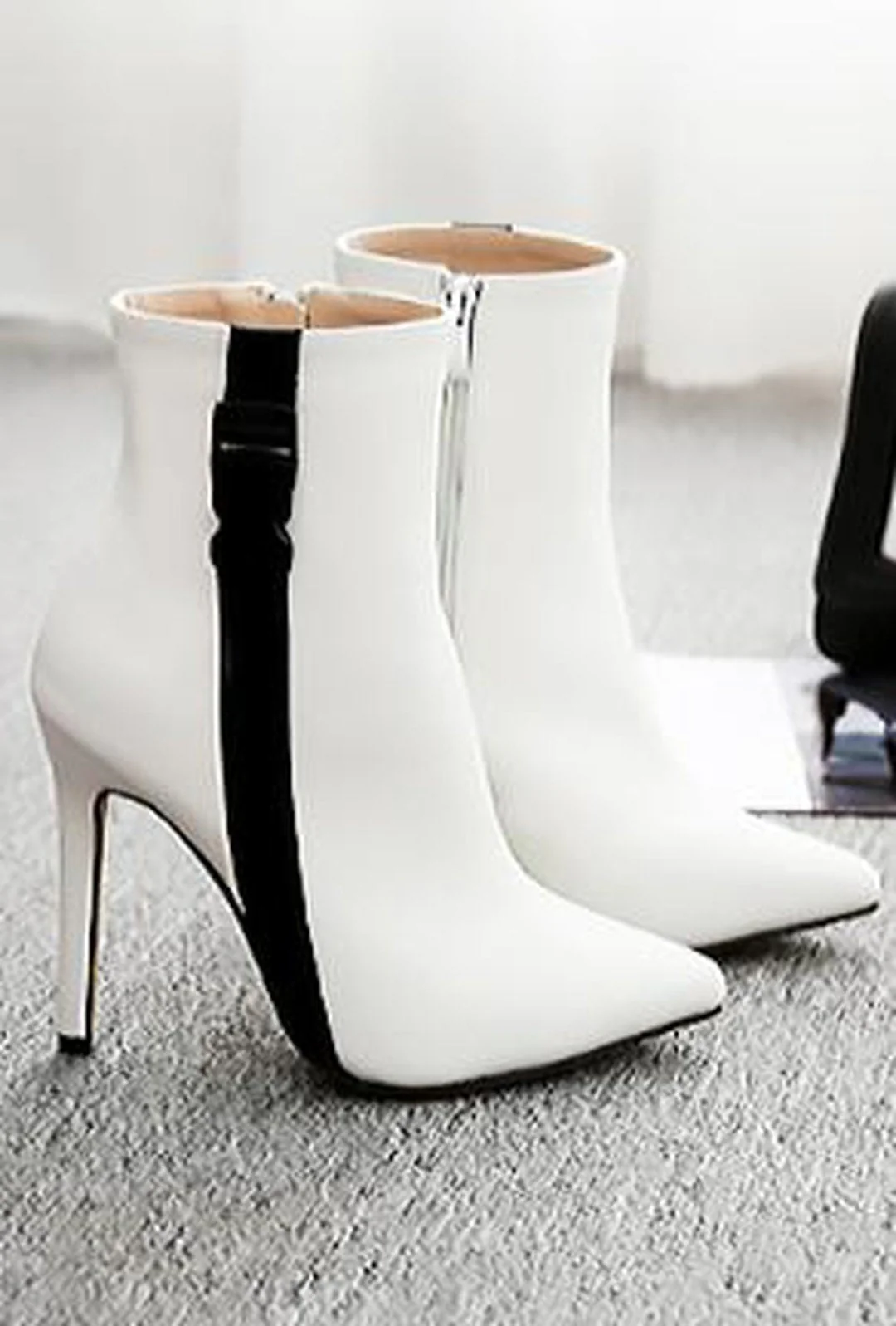 MAXI - BELT STRIPE ANKLE BOOTS - Image 2