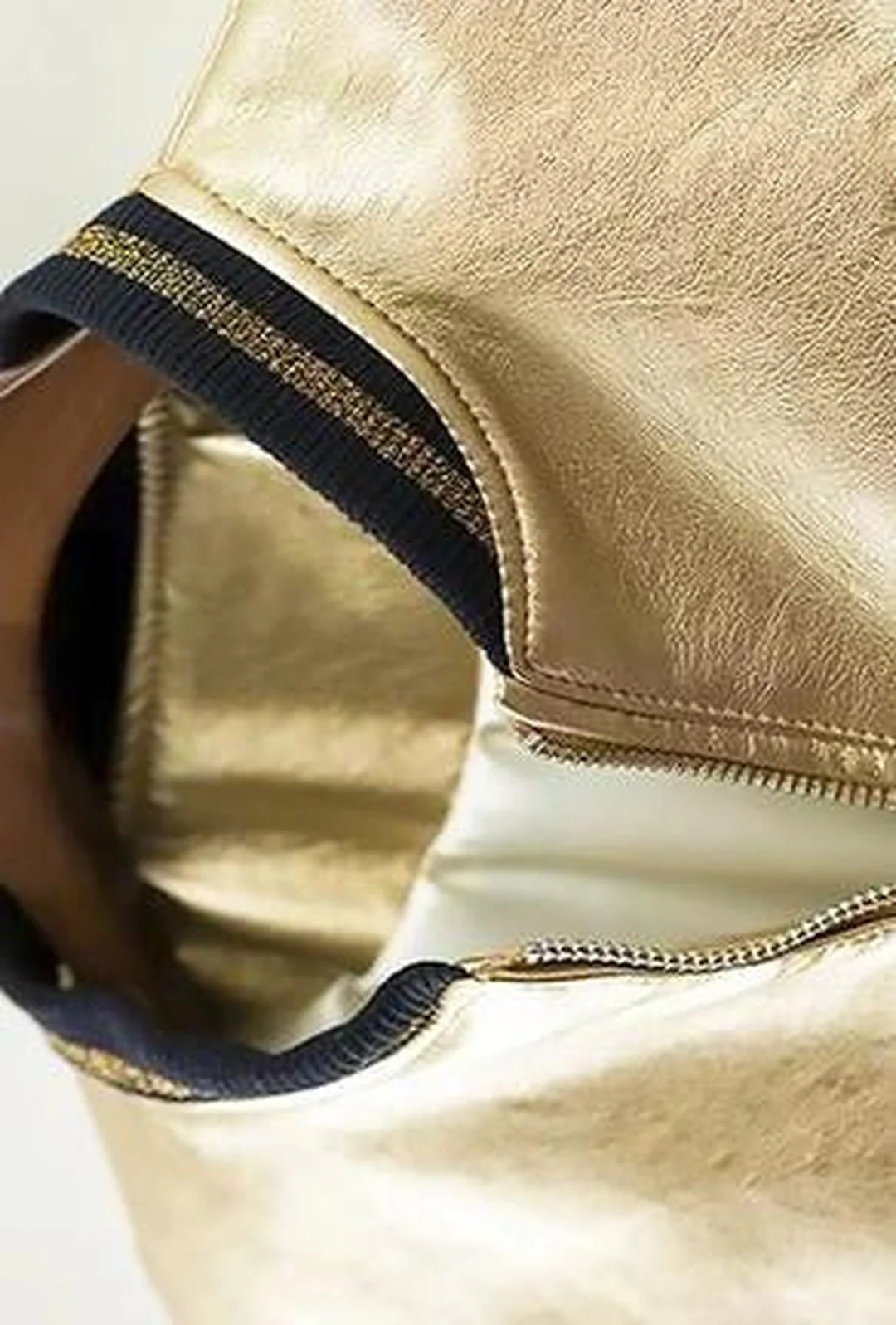MISTY - METALLIC BASEBALL JACKET - Image 5