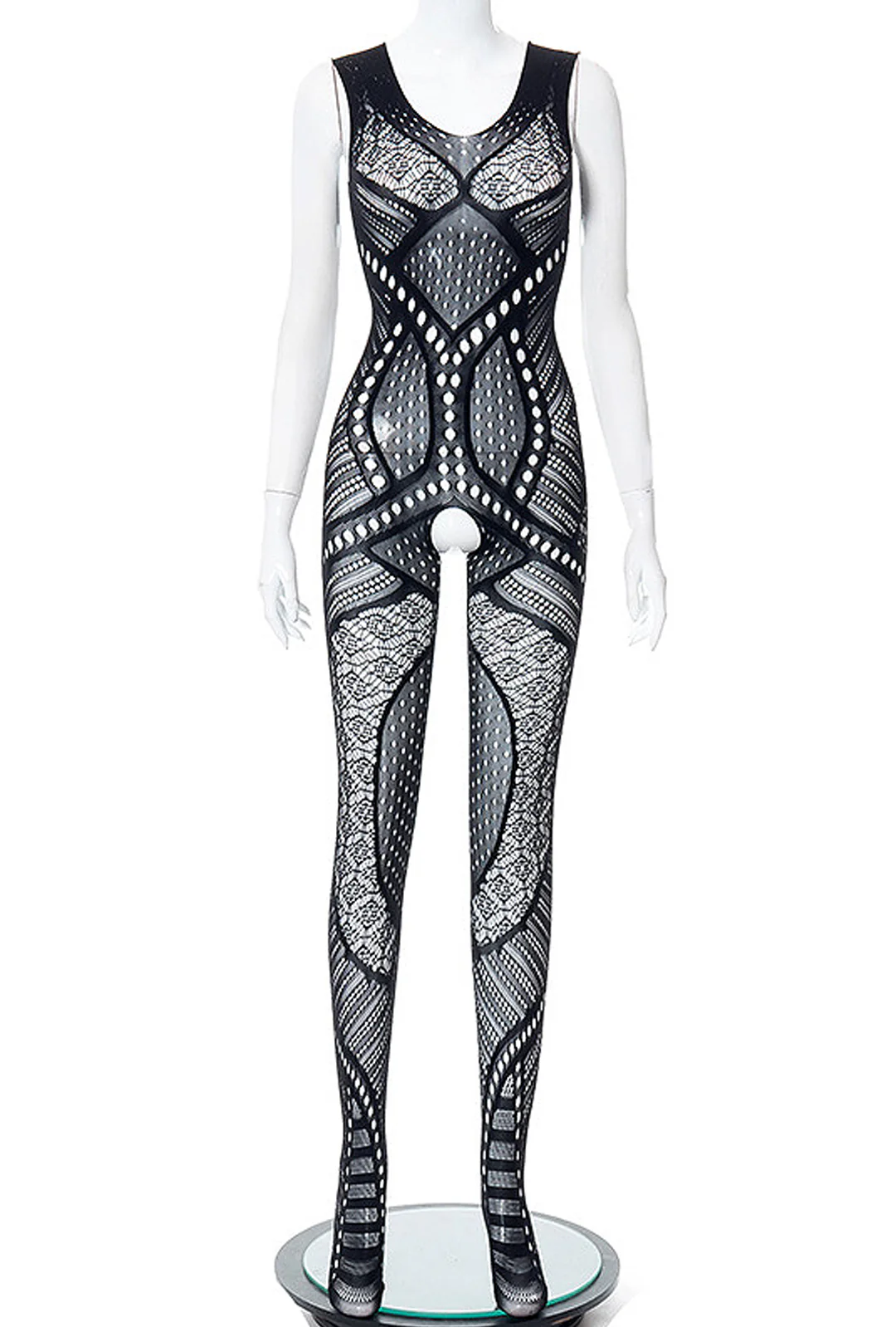 NADIA - LACE STOCKING BODYSUIT - Image 9