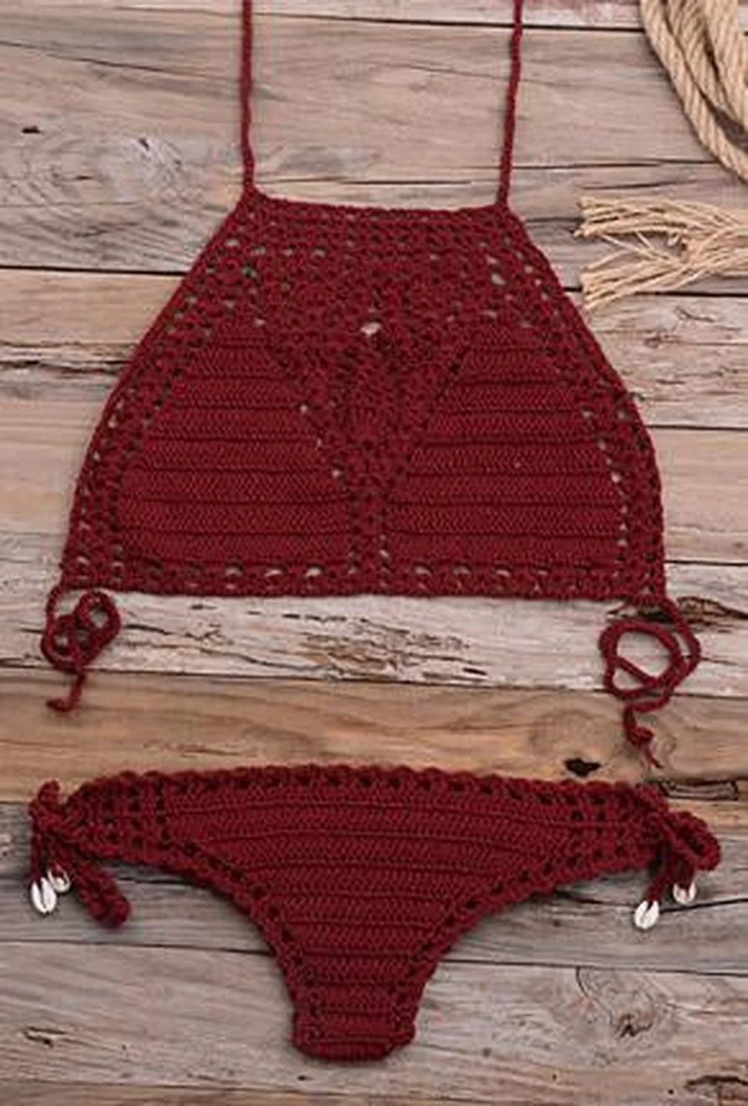 NIKIA - CROCHET 2 PIECE BEACHWEAR - Image 12