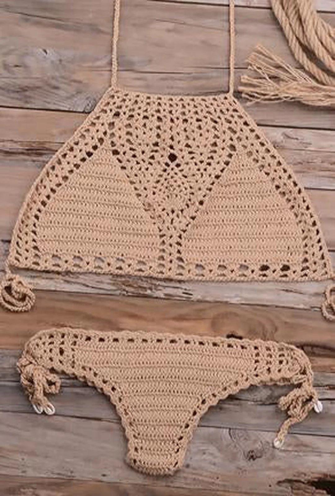 NIKIA - CROCHET 2 PIECE BEACHWEAR - Image 2