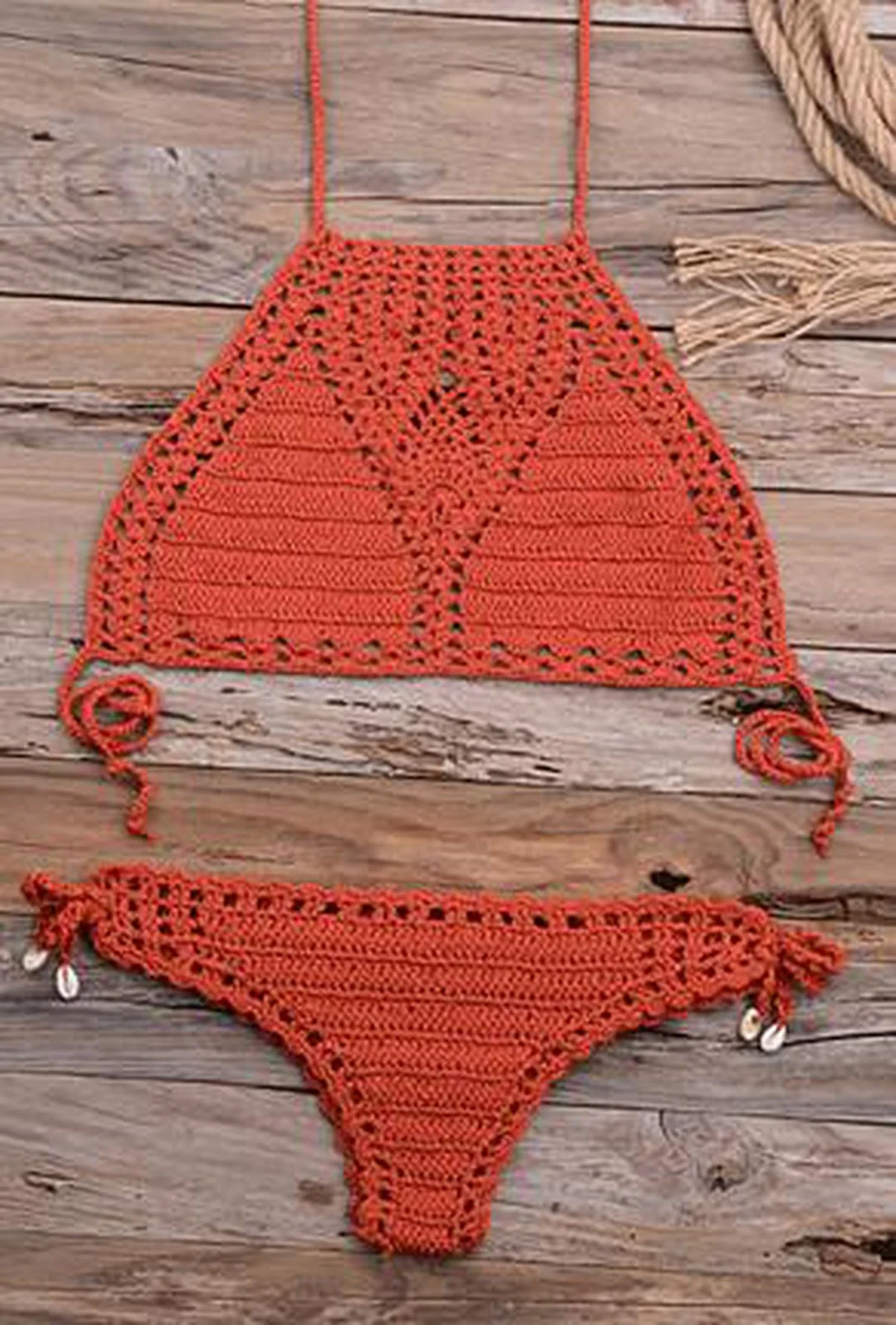 NIKIA - CROCHET 2 PIECE BEACHWEAR - Image 9