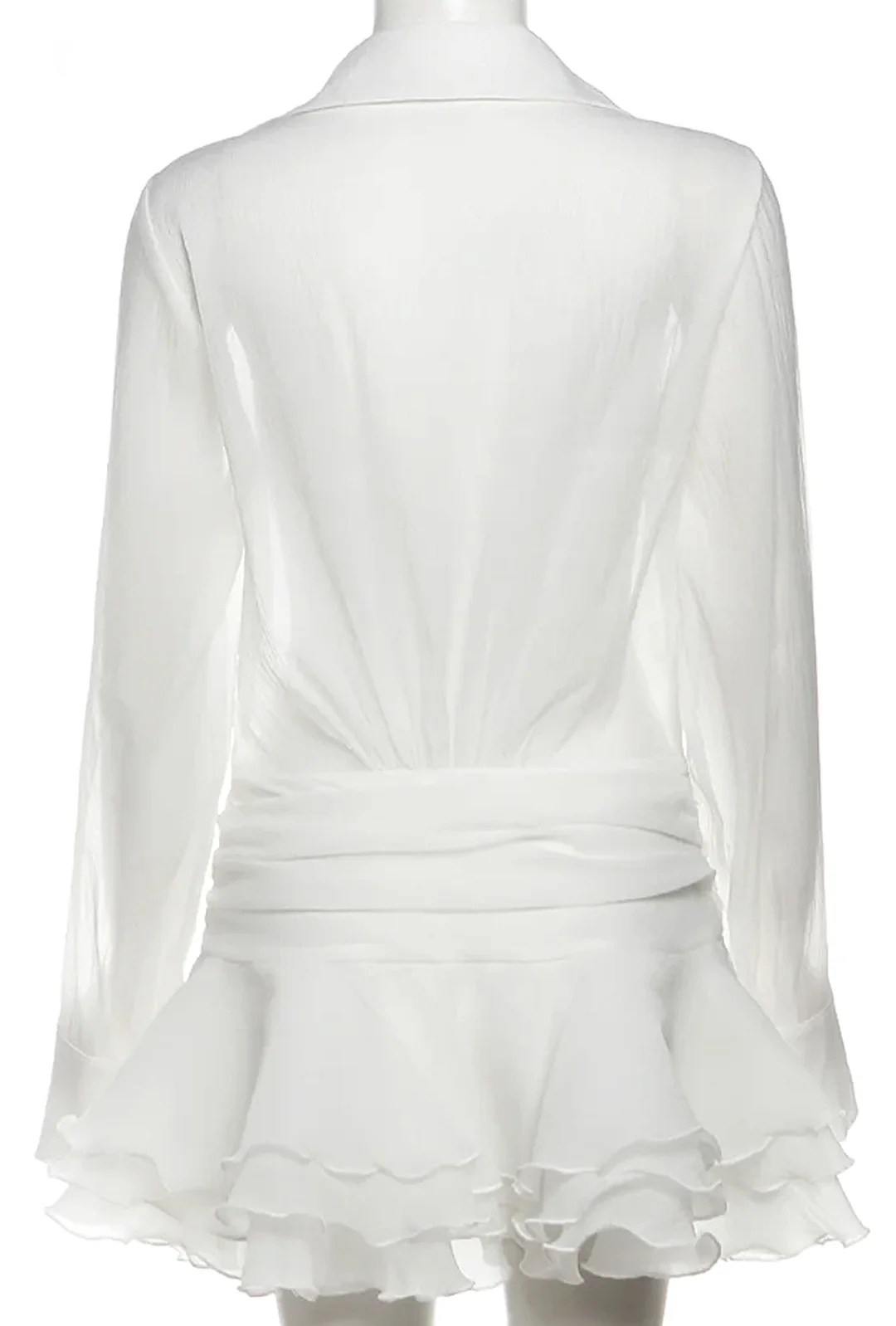 NIOVEL - BLOUSON SHIRT MINI DRESS - Image 4