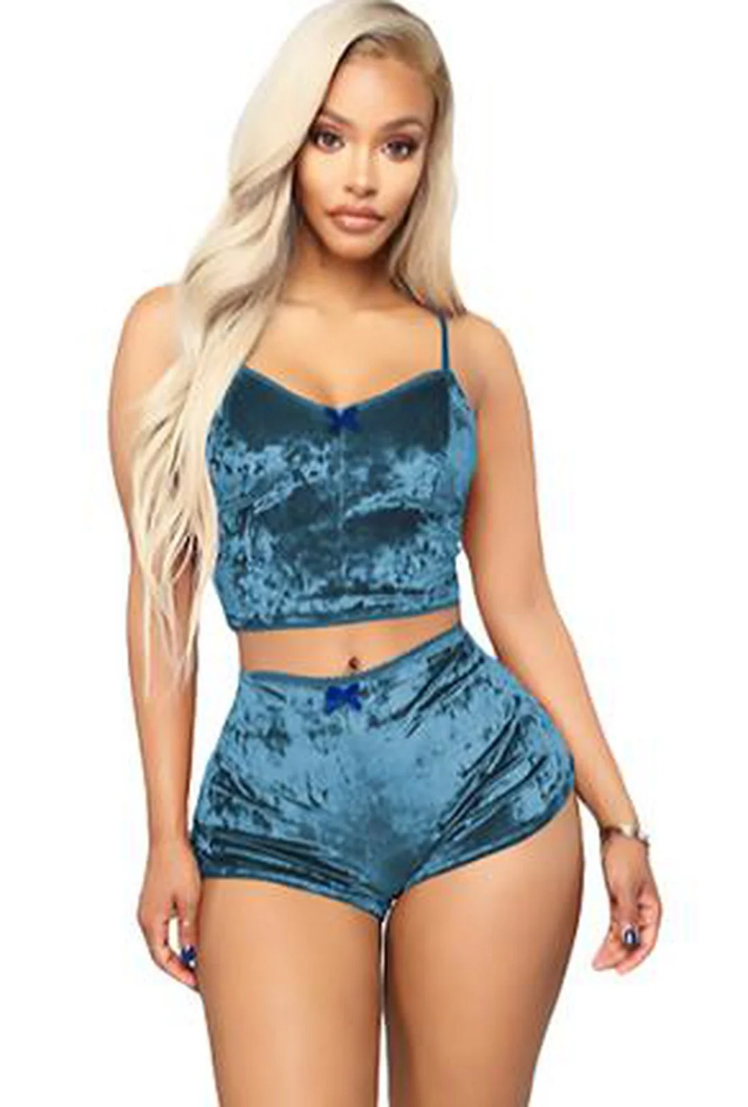 PAGGI - VELVET CAMISOLE SET - Image 5