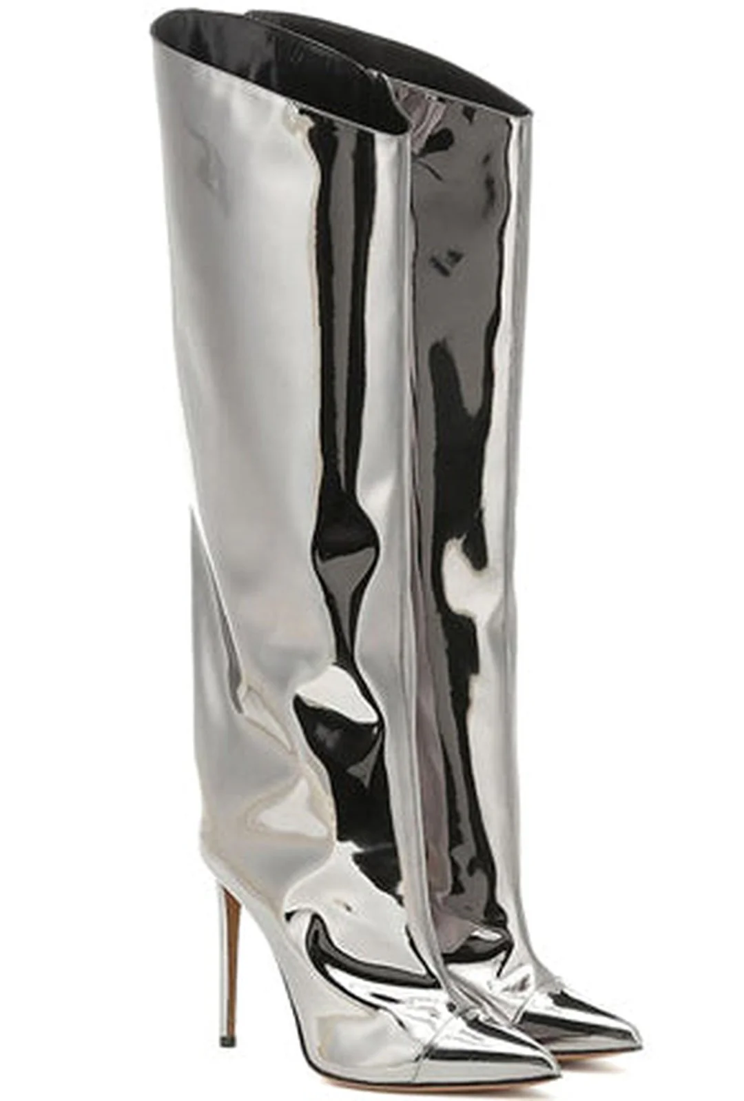 PEIGE - METALLIC KNEE HIGH BOOTS - Image 9