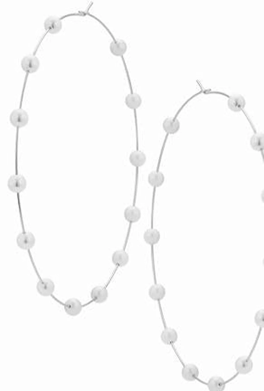PIPPI - PEARL LOOP EARRING - Image 3
