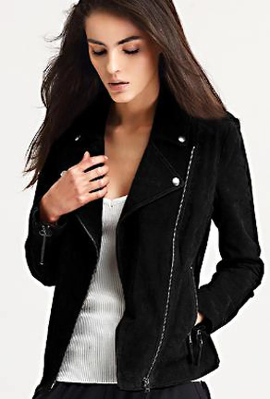 PONA - SUEDE MOTO JACKET - Image 4