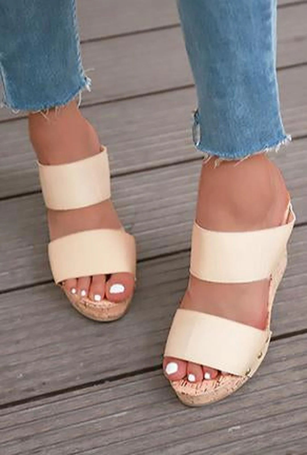 RAHDA - SLIDE SANDAL WEDGE - Image 6