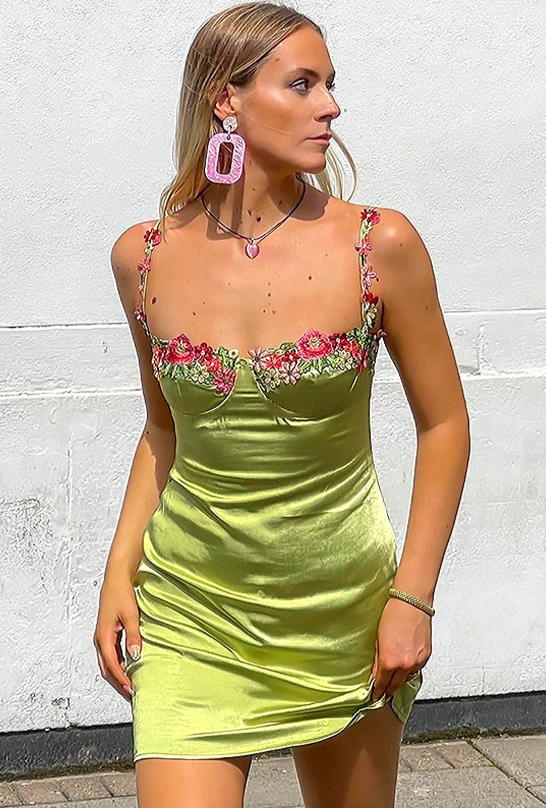 REBEKAH - SATEEN SLIP DRESS - Image 5
