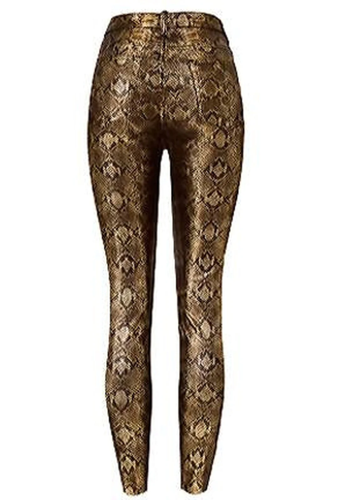 RESE - GOLD PYTHON PRINT JEANS - Image 7
