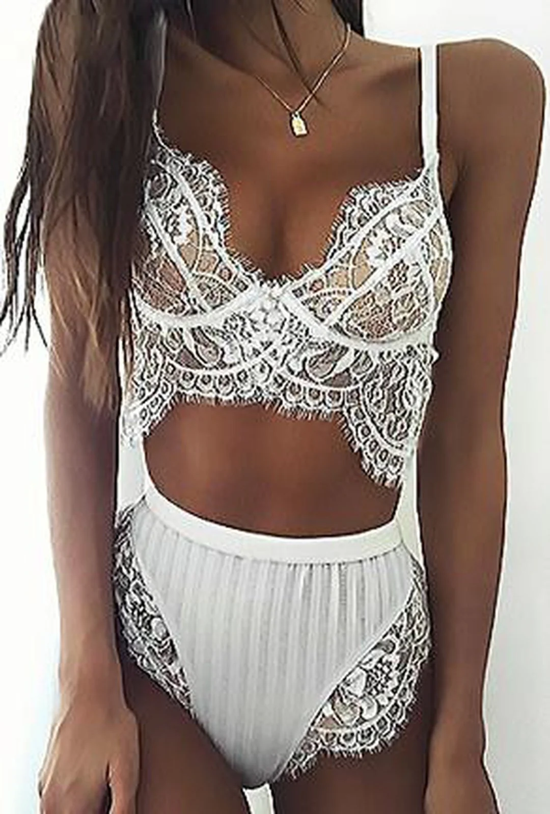 REKA - LACE KNICKERS LINGERIE 2 PIECE - Image 5