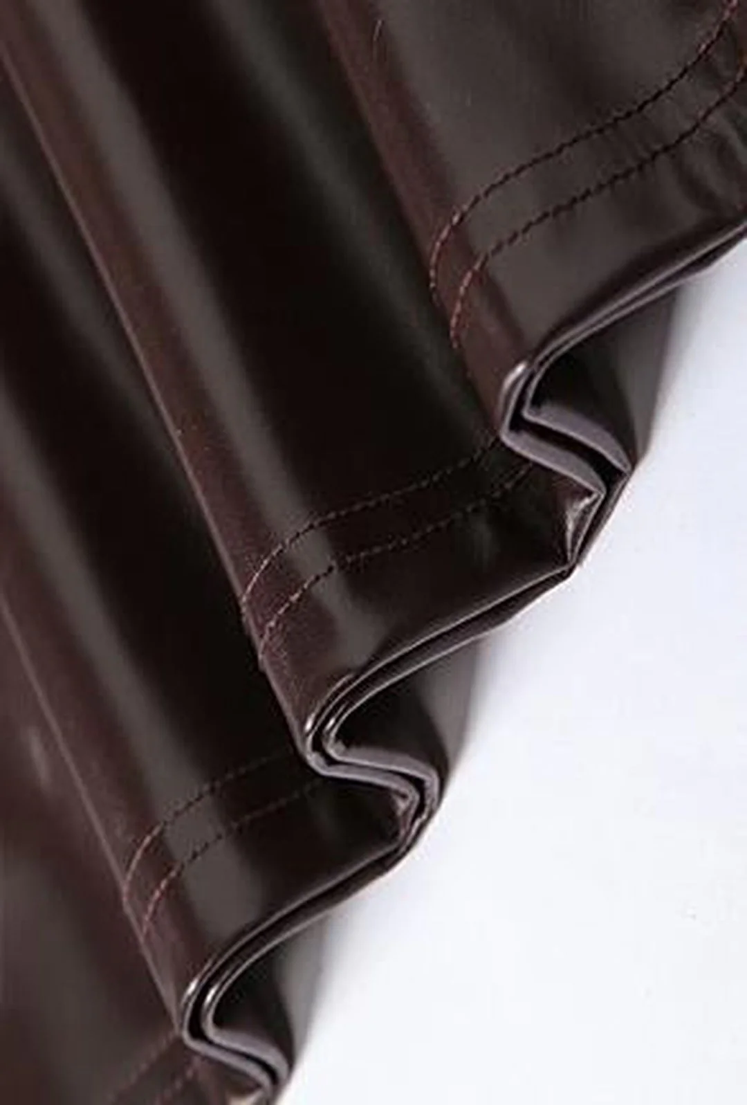 RHONDA - LEATHERETTE TUBE DRESS - Image 9