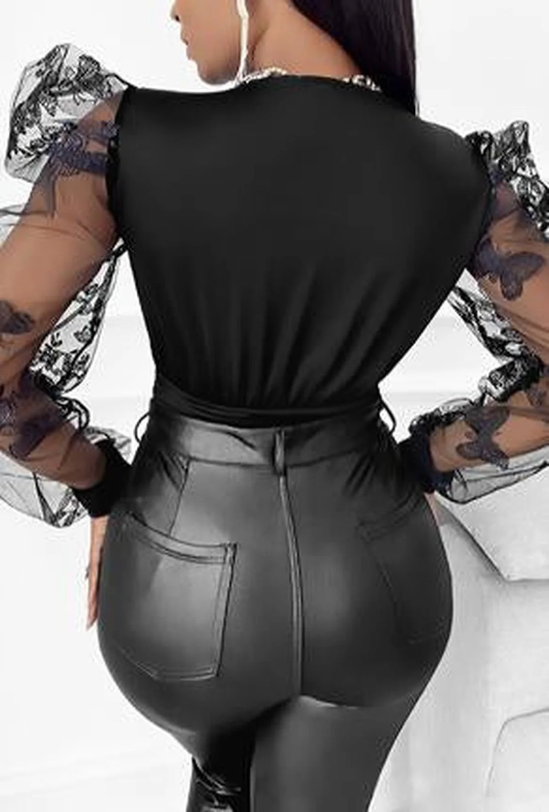 ROBINE - LACE SLEEVE BODYSUIT - Image 5