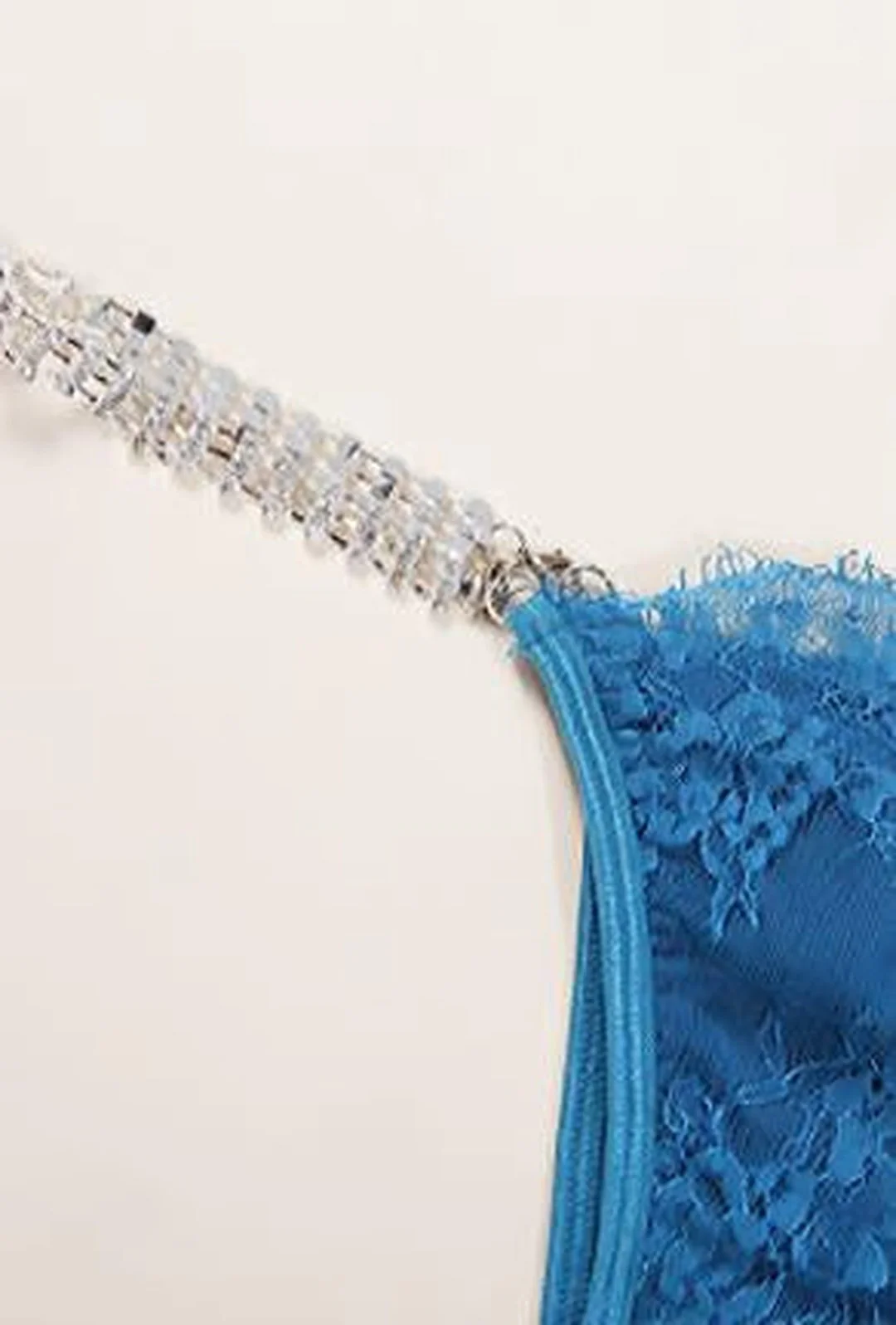 ROSA - RHINESTONE GARTER LINGERIE SET - Image 7