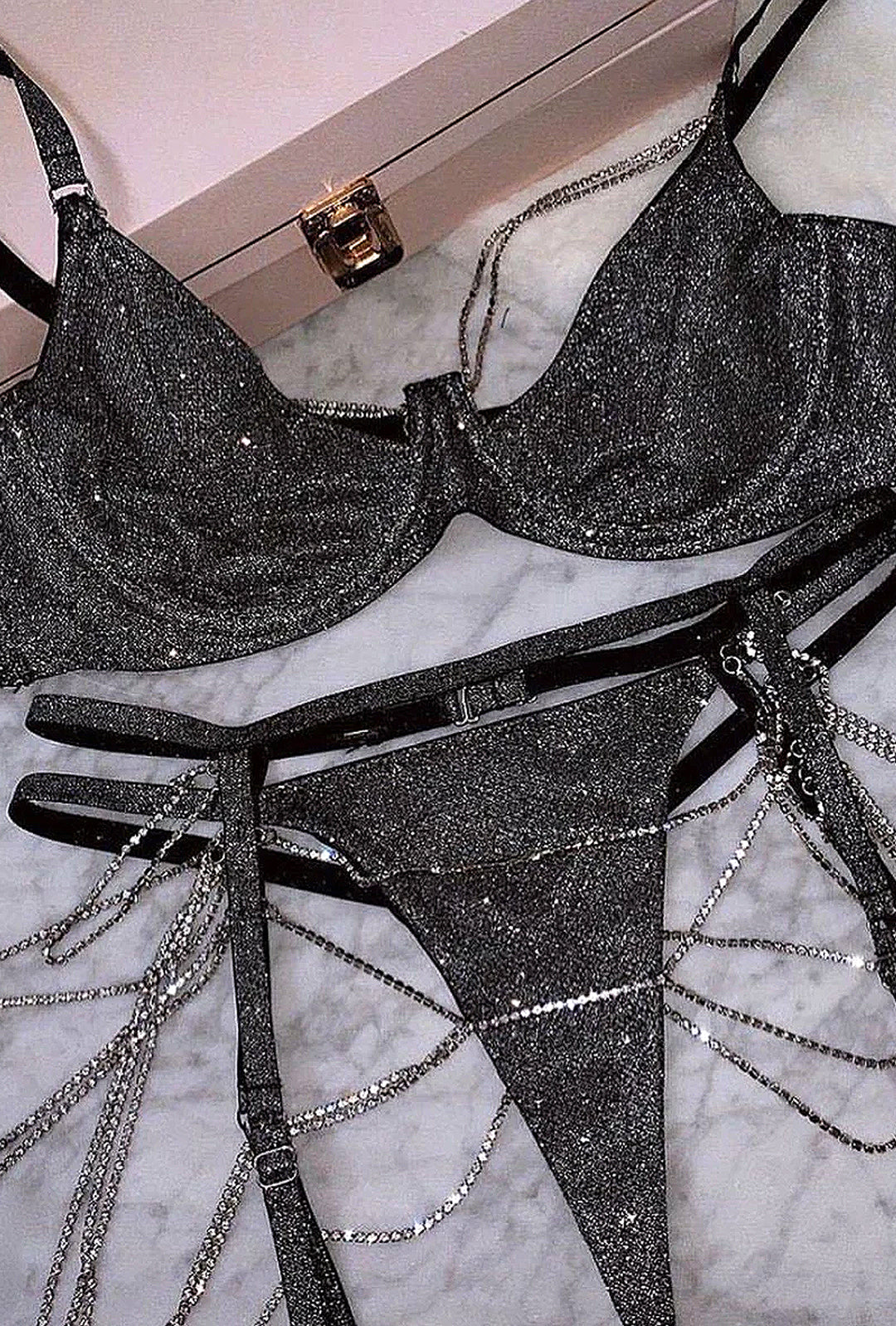 ROSALIA - RHINESTONE LINGERIE SET - Image 8