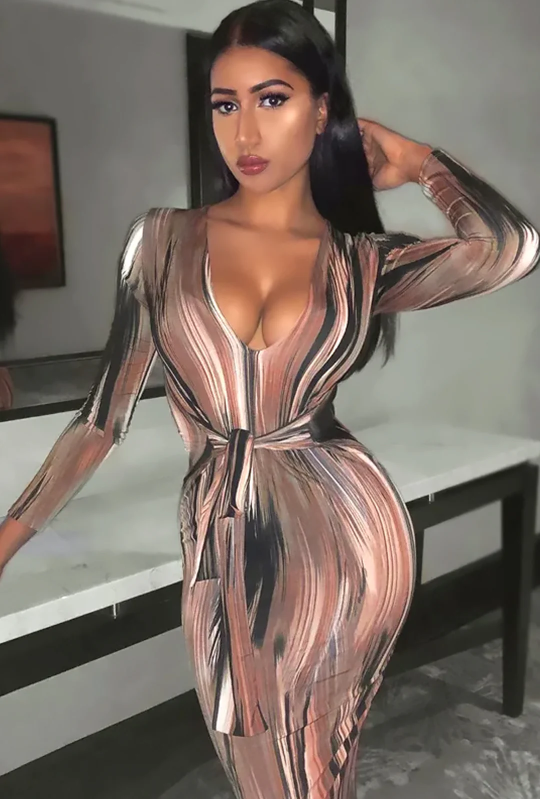 ROSANA - PRINTED MAXI DRESS - Image 7