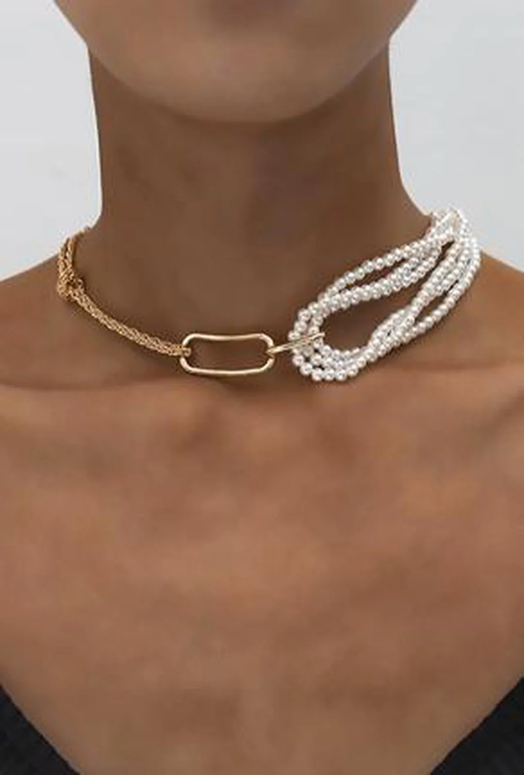SACHA - PEARL & ROPE NECKLACE - Image 3
