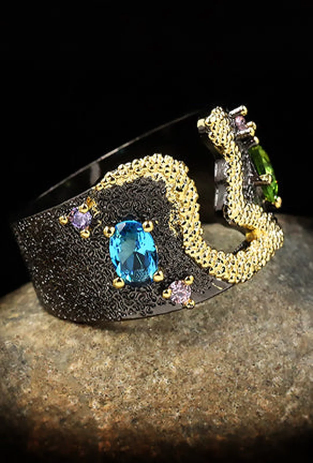 SAPPHIRE - ART GEM STONE RING - Image 3