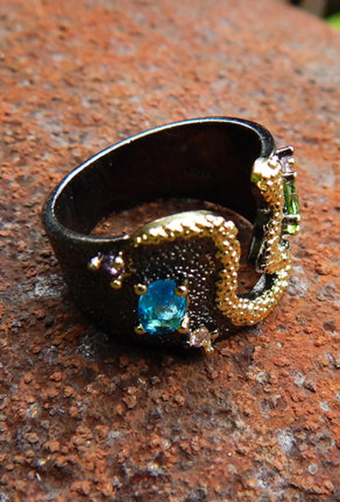 SAPPHIRE - ART GEM STONE RING - Image 7