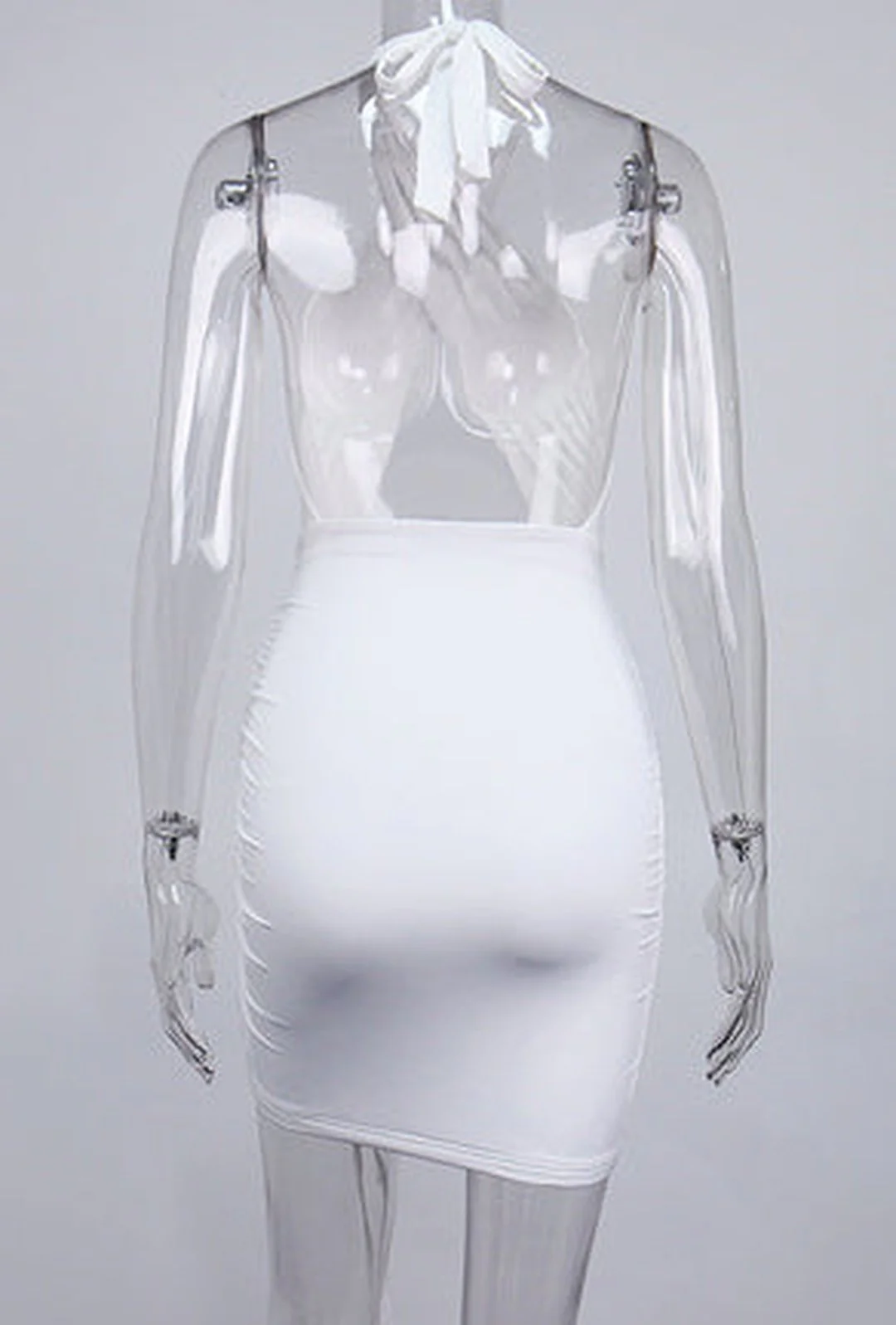 SHELIA - RUCHED CRISS CROSS DRESS - Image 10