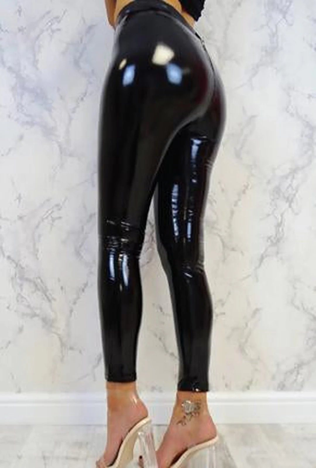 SIMONE - LATEX LEGGINGS - Image 5