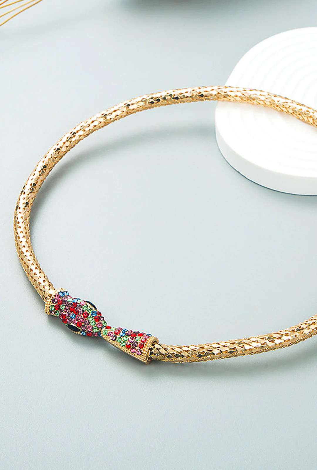 SISTINE - SNAKE CIRCULAR CHOCKER - Image 6
