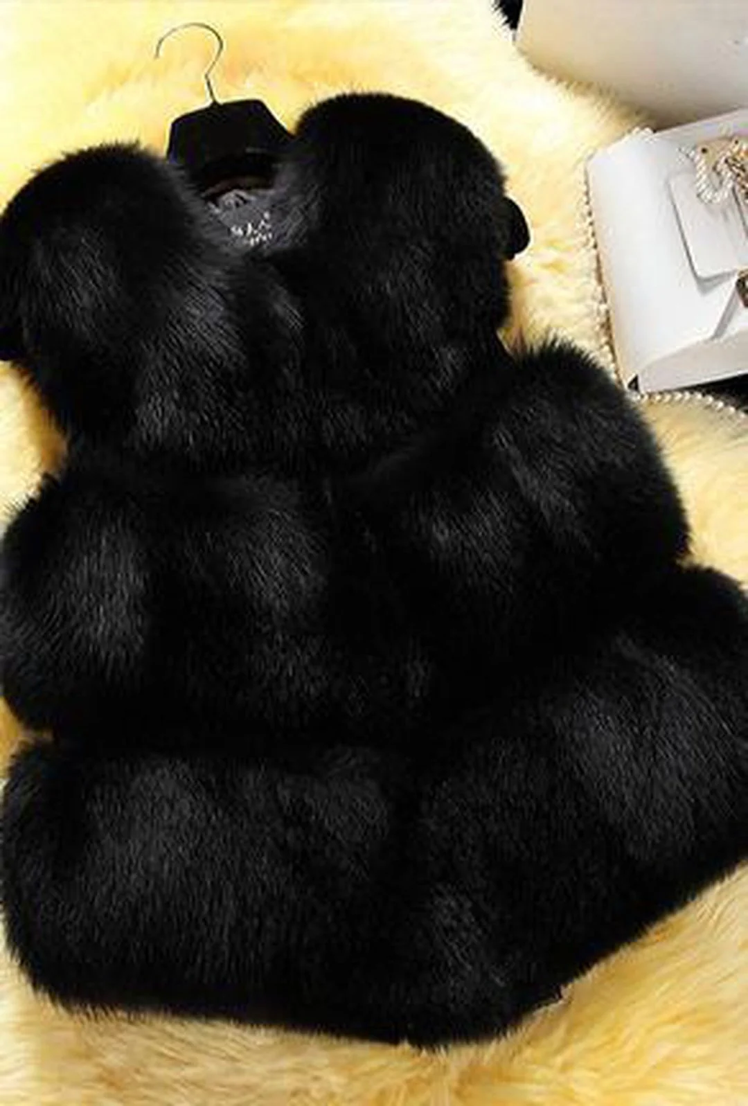 SOFIA - PUFFY BOLERO FUR VEST - Image 3
