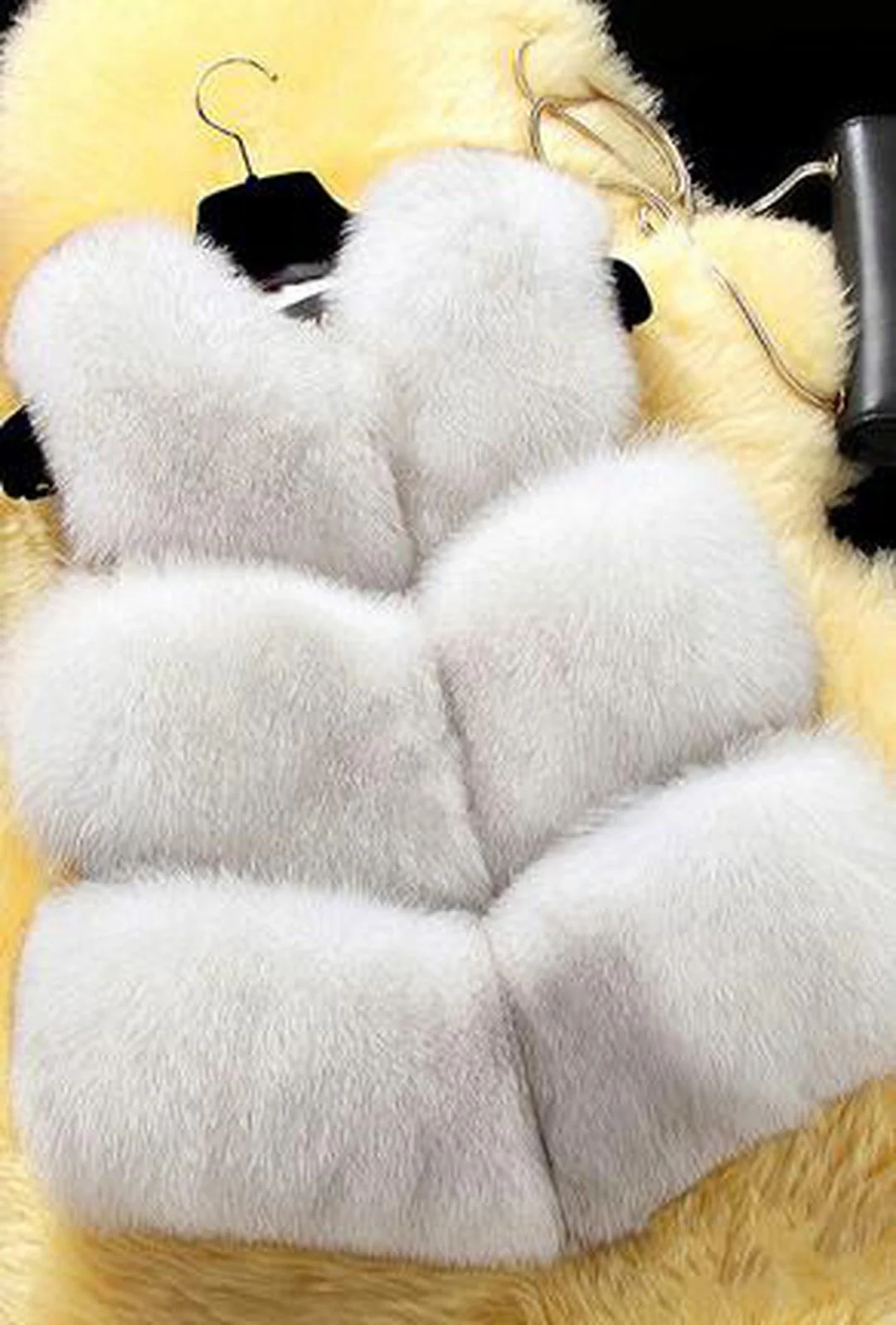SOFIA - PUFFY BOLERO FUR VEST - Image 4