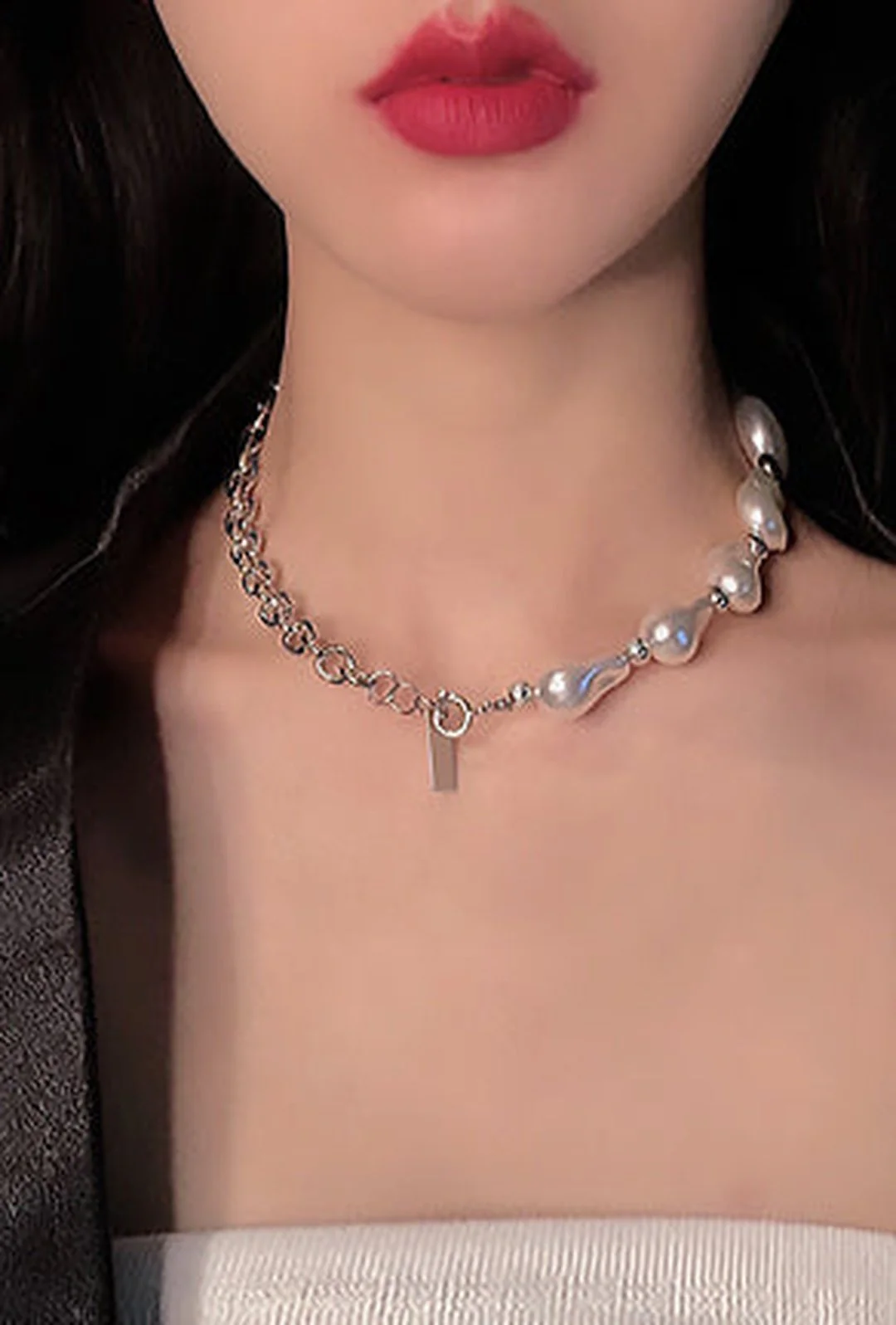 SOLITA - HYBRID PEARL NECKLACE
