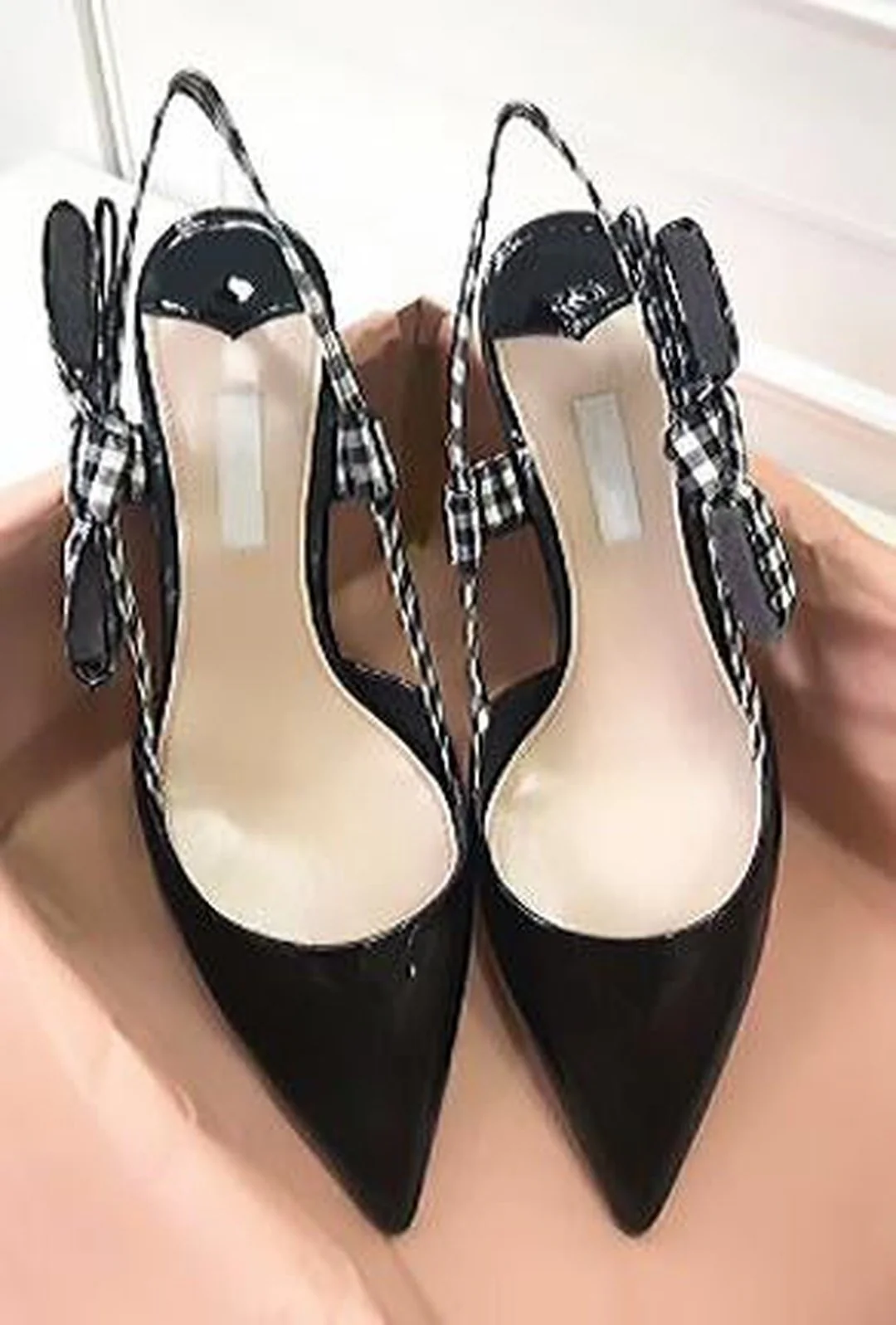STEFANI - RIBBON SLINGBACK HEELS - Image 6