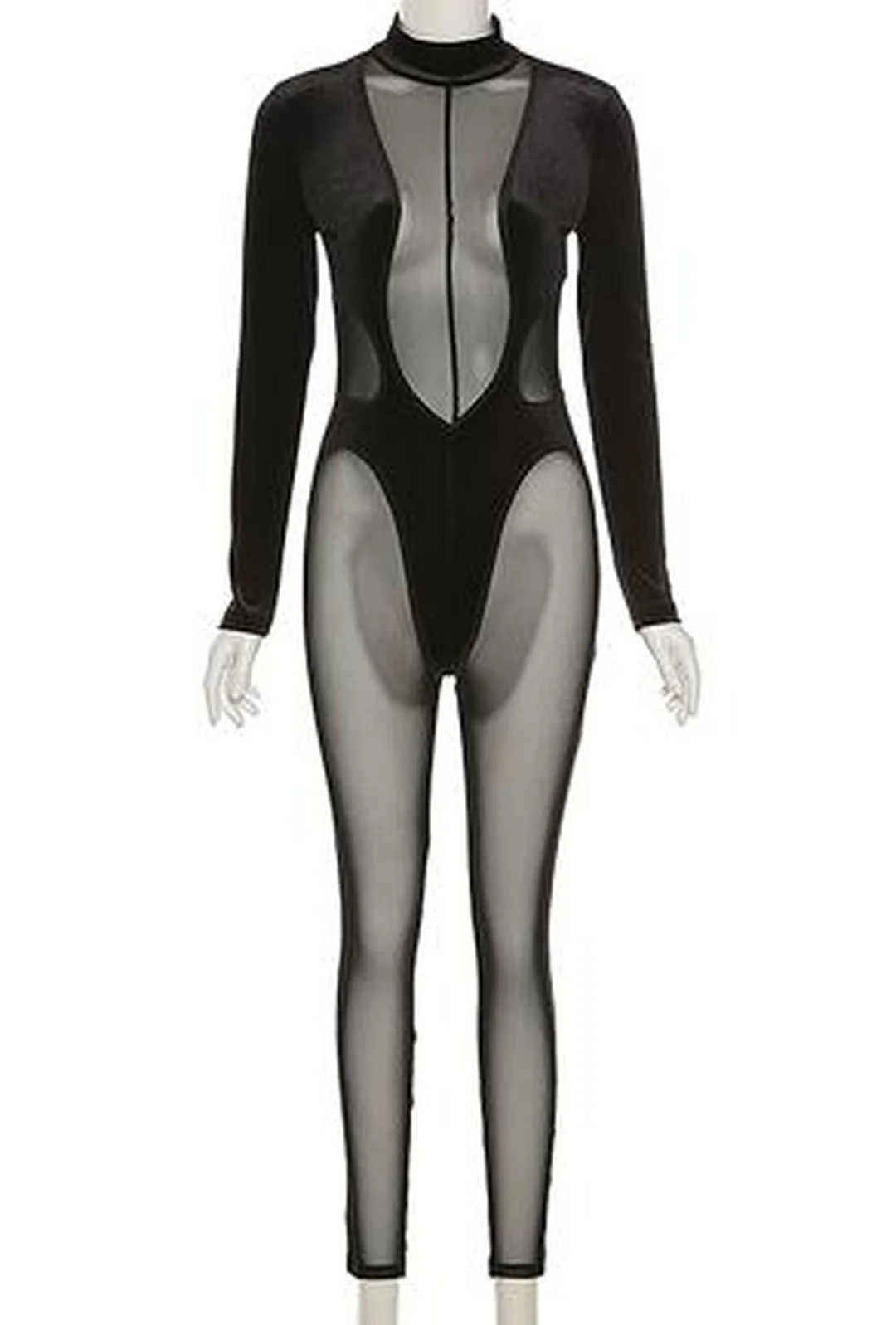 TABITHA - VELOUR ASYM ROMPER - Image 3