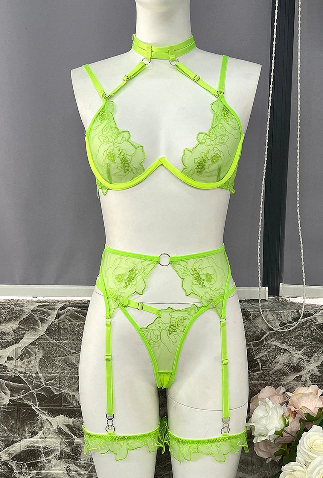 Ta'NIECE - HARNESS STYLE GARTER LINGERIE - Image 6