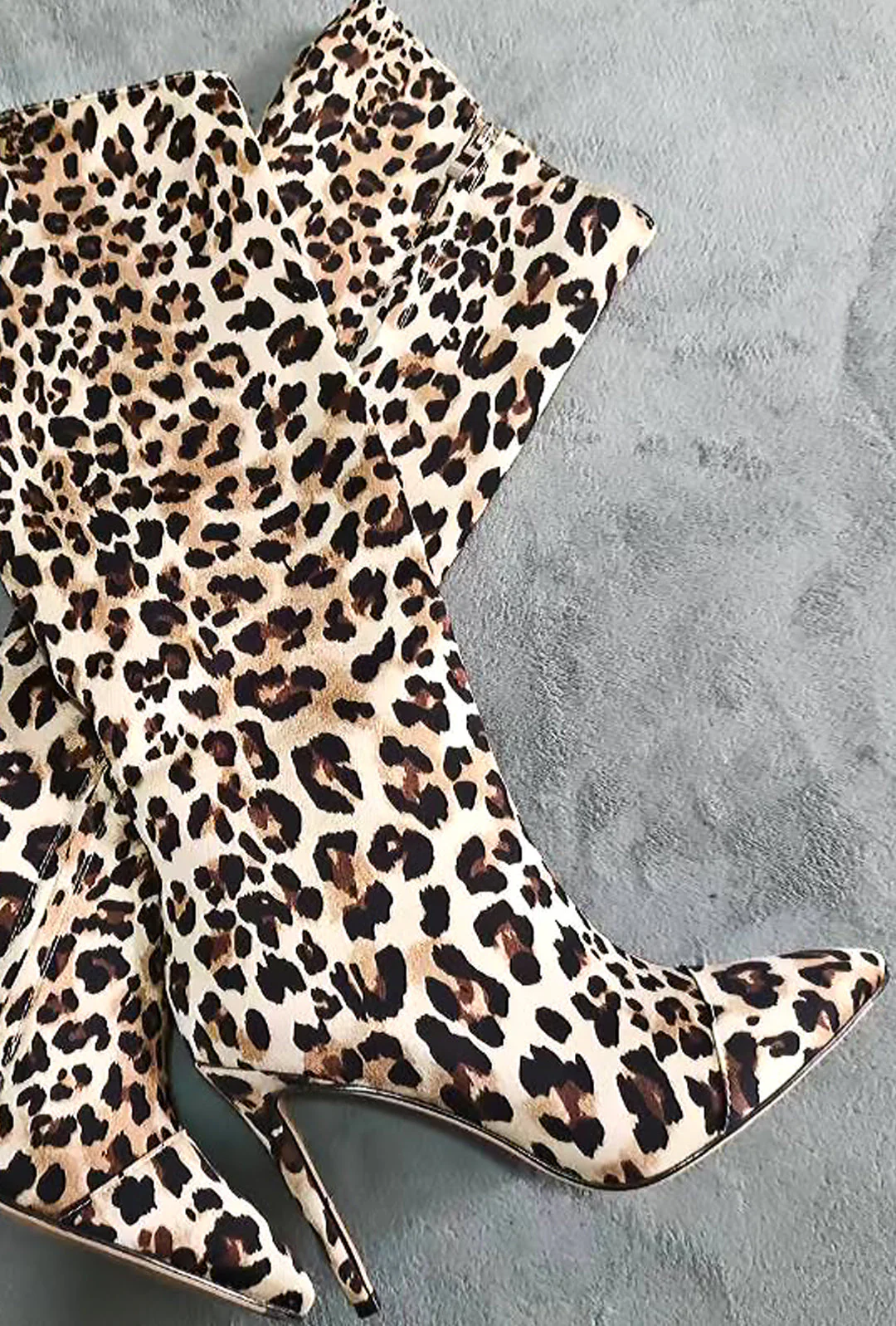 TATJANA - LEOPARD KNEE HIGH BOOTS - Image 6