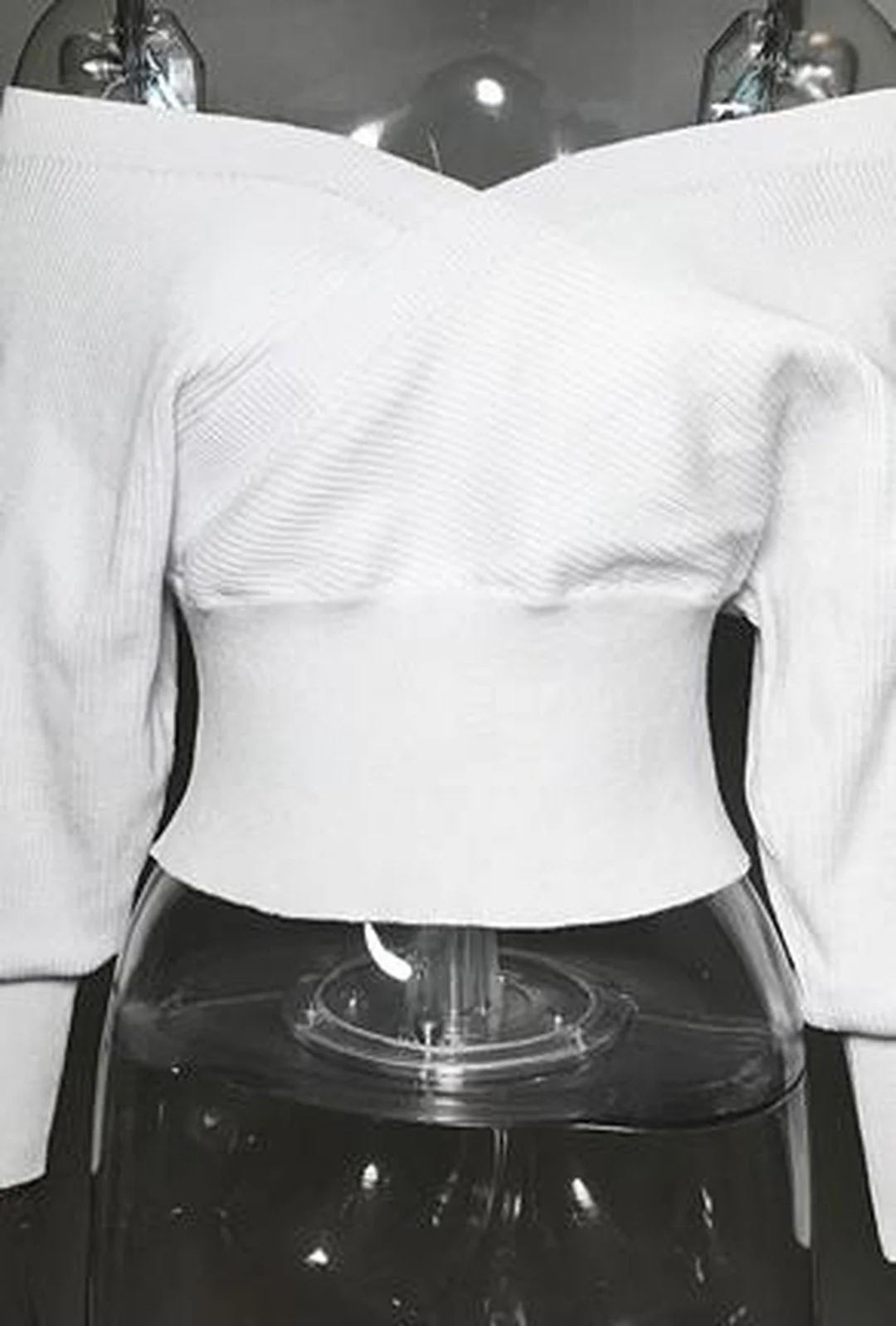 TENEZEE - CROSS BODY SWEATER TOP - Image 7