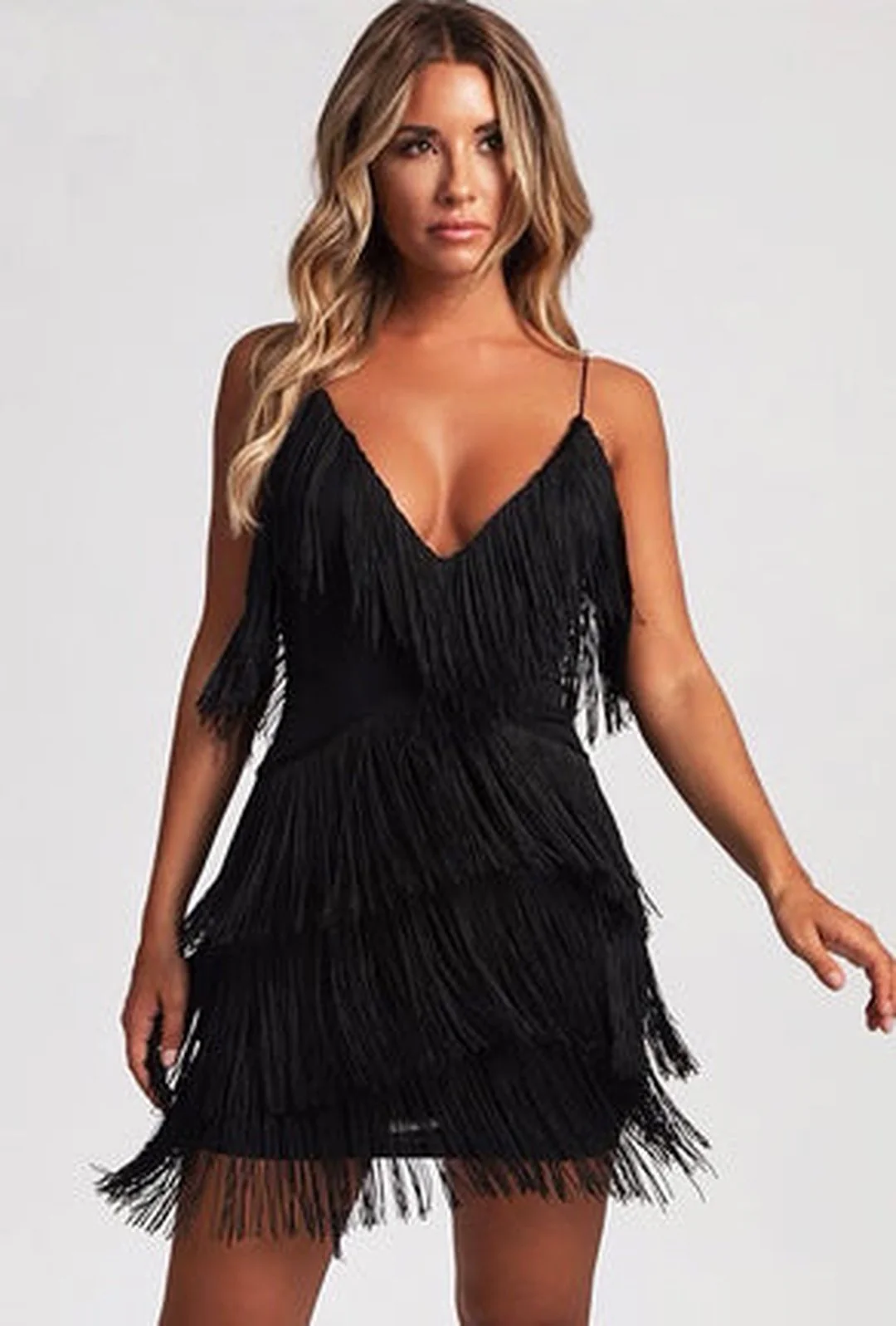 TERRI - CHEVRON GATSBY DRESS - Image 3