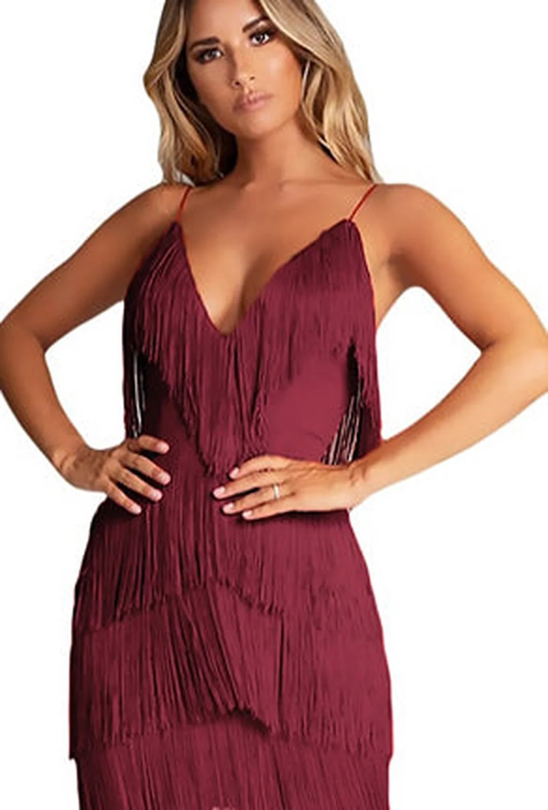 TERRI - CHEVRON GATSBY DRESS - Image 5