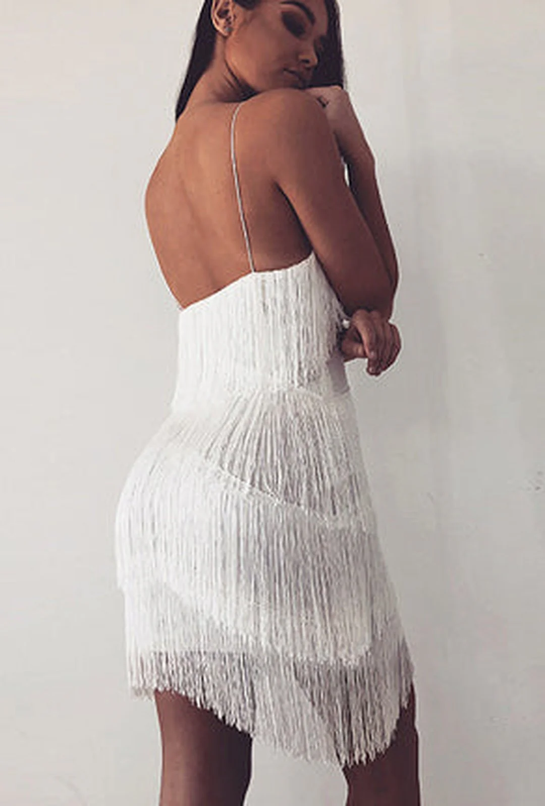 TERRI - CHEVRON GATSBY DRESS - Image 7
