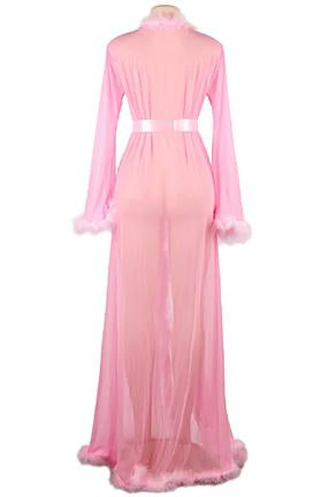 TICA - LINGERIE FUR SHEER ROBE - Image 10