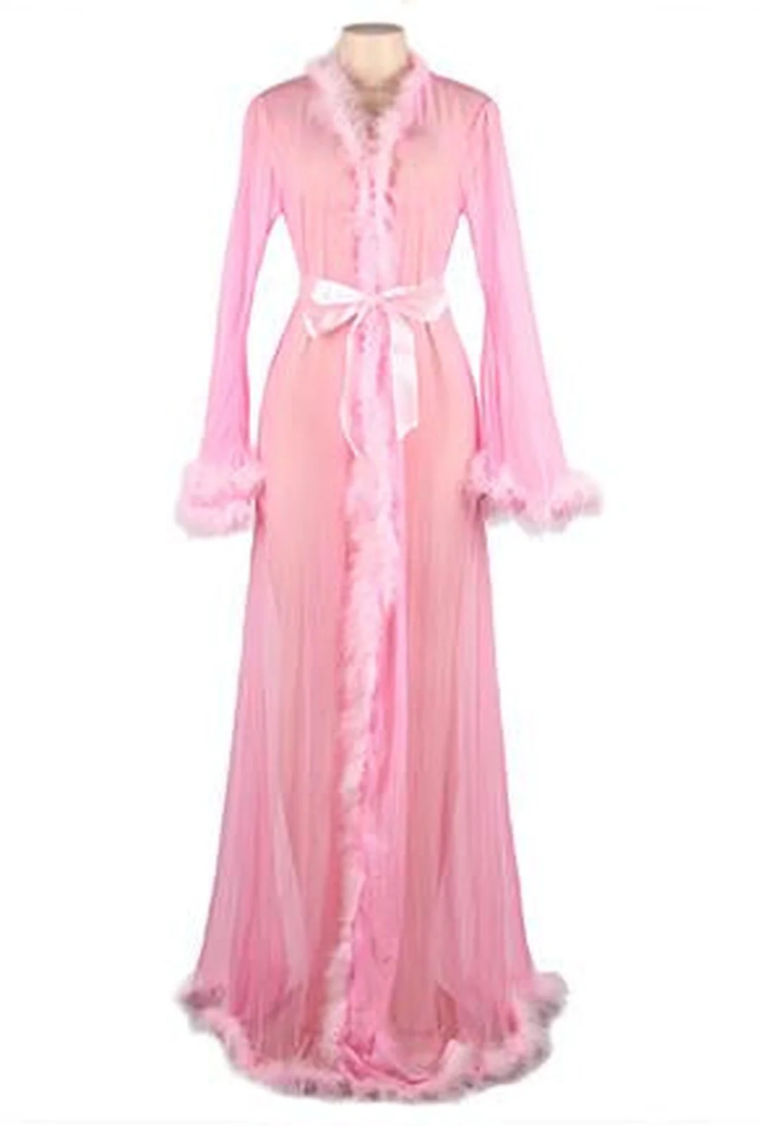 TICA - LINGERIE FUR SHEER ROBE - Image 8