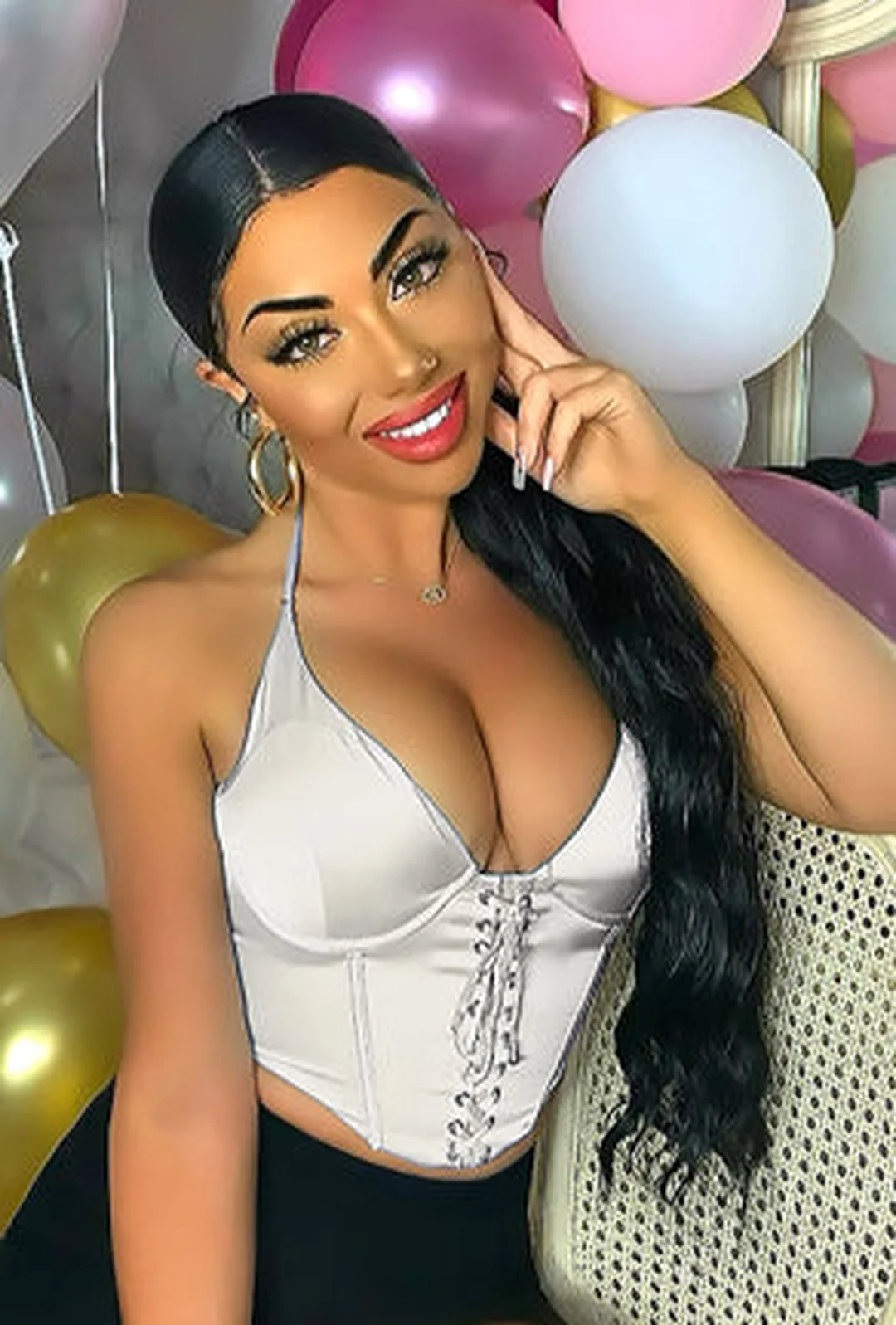 TYANA - SATEEN CROP CORSET