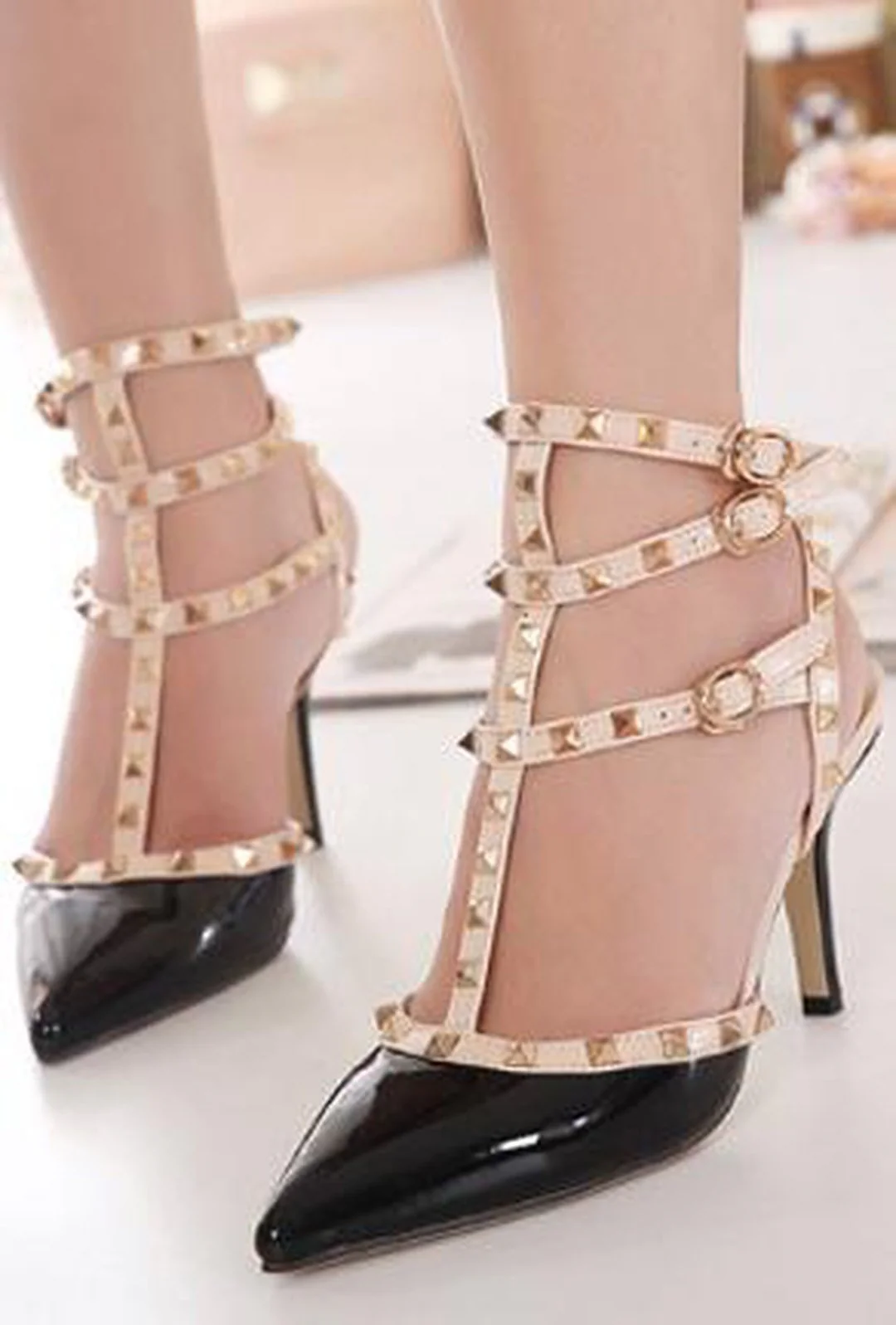 VALLY ROSE-STUDROCK HEELS - Image 3